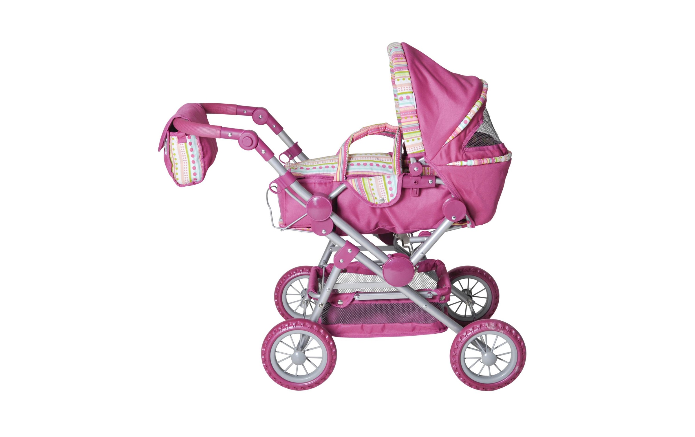 Knorrtoys® Puppenwagen »Twingo S Pink Stripe«