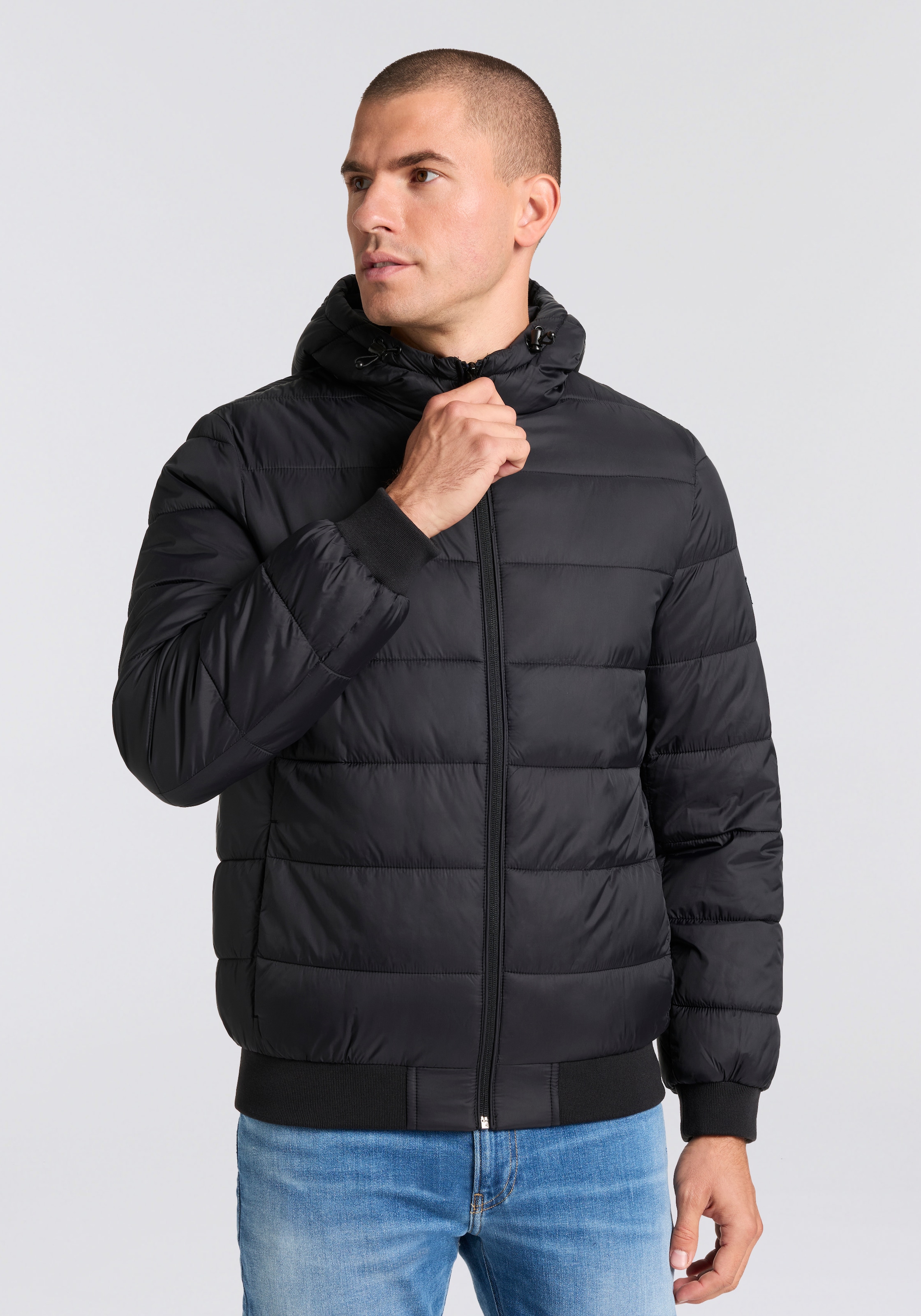 Pepe Jeans Steppjacke »PUFFER HOOD« mit Kapuze Regular Fit mit Kapuze