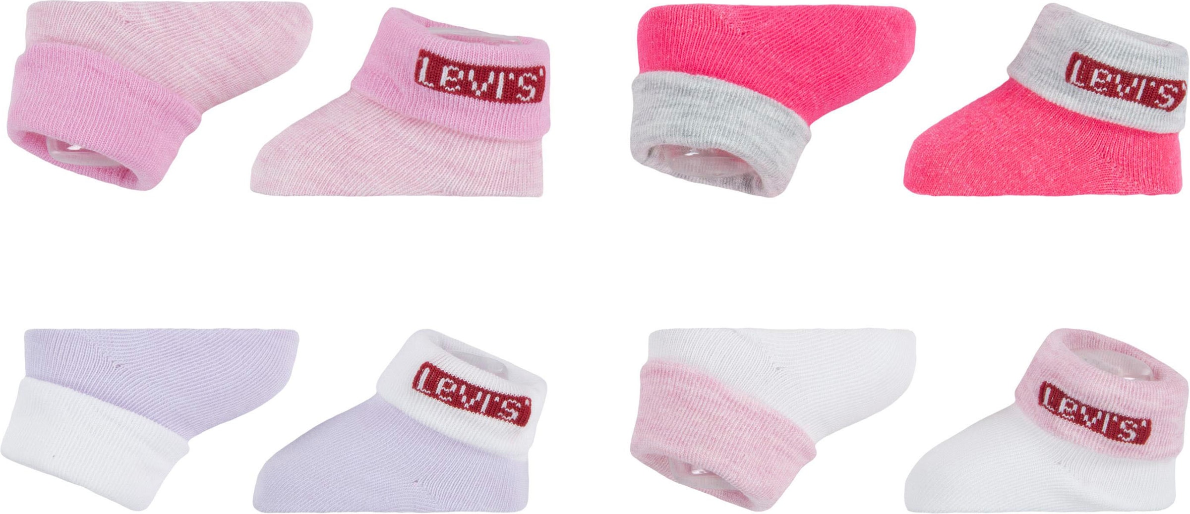 Levi's® Kids Socken »4PK Red Tab Bootie« 8 Stk. tlg. UNISEX