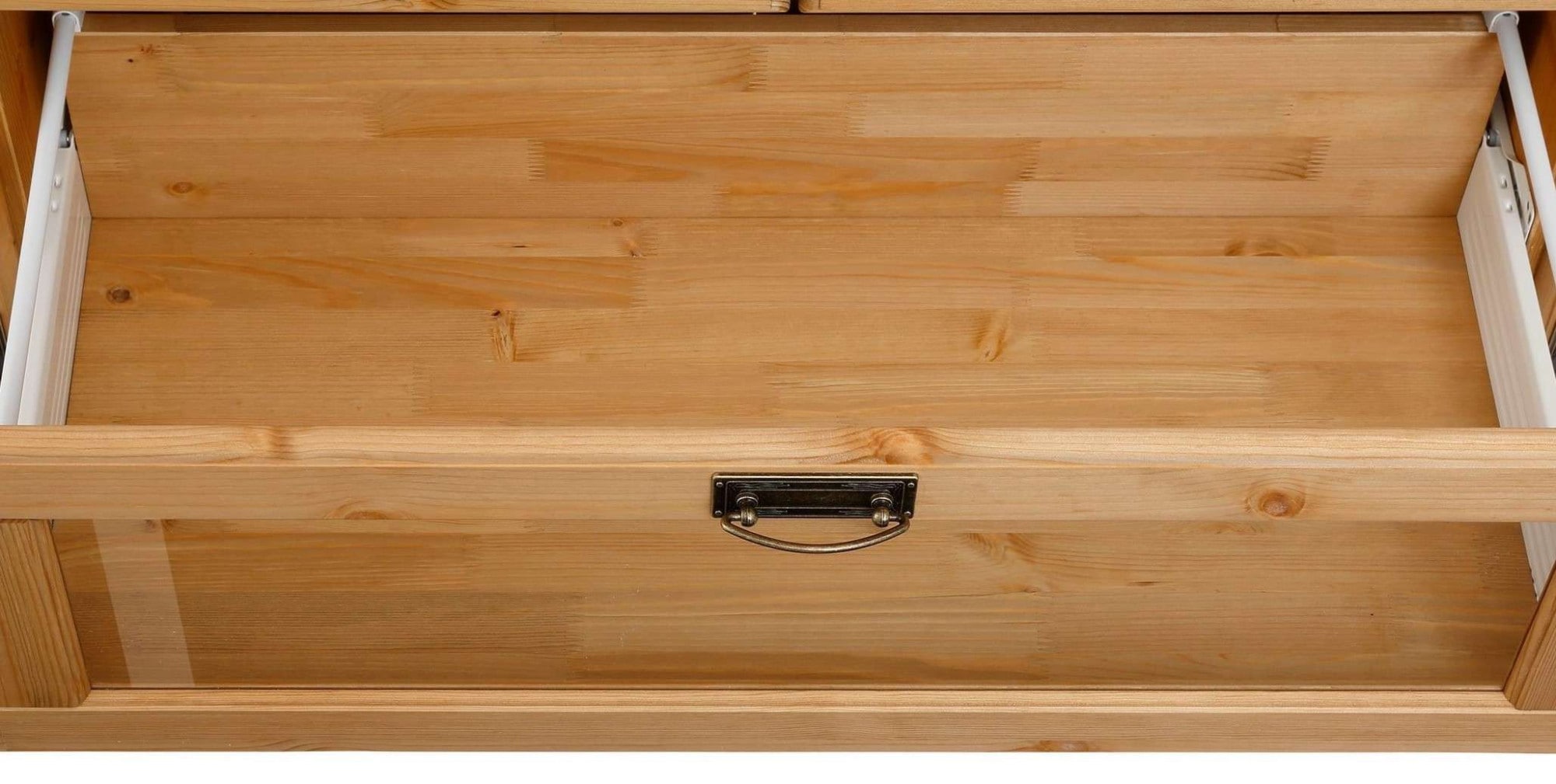 Home affaire Buffet »Rügen«, zertifiziertes Massivholz, Höhe 168 cm, im Landhausstil