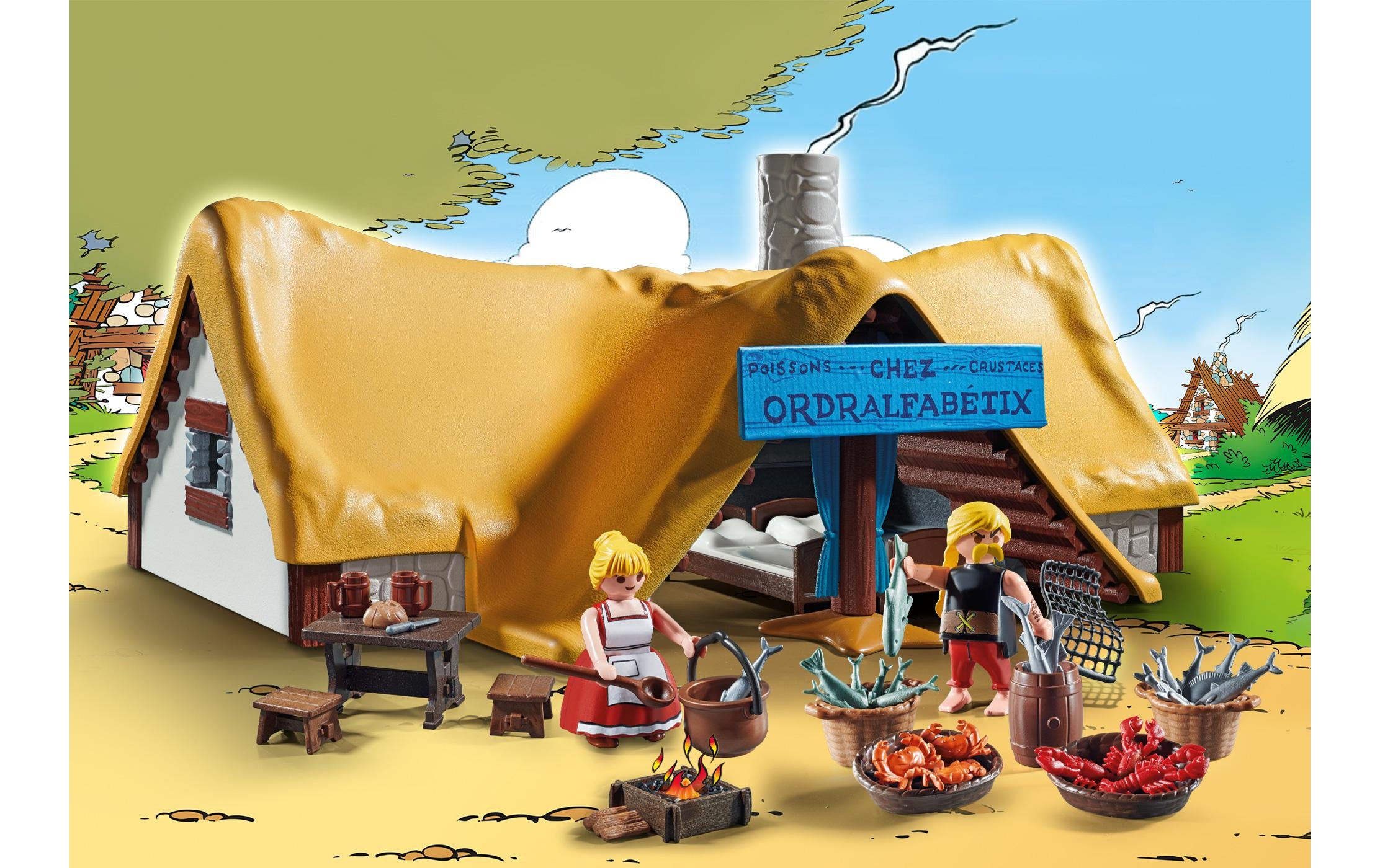 Playmobil® Spielbausteine »Asterix Hütte des Verleihnix 71266«, (73 St.)