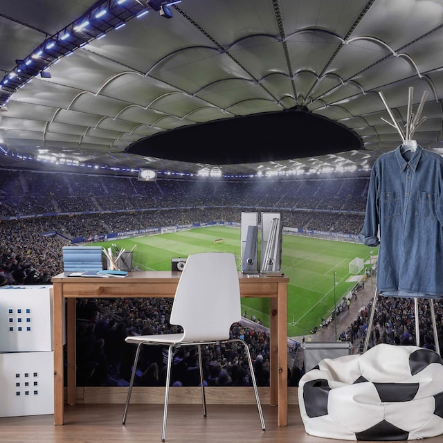 Wall-Art Vliestapete »Hamburger SV im Stadion bei Nacht« online kaufen |  Jelmoli-Versand