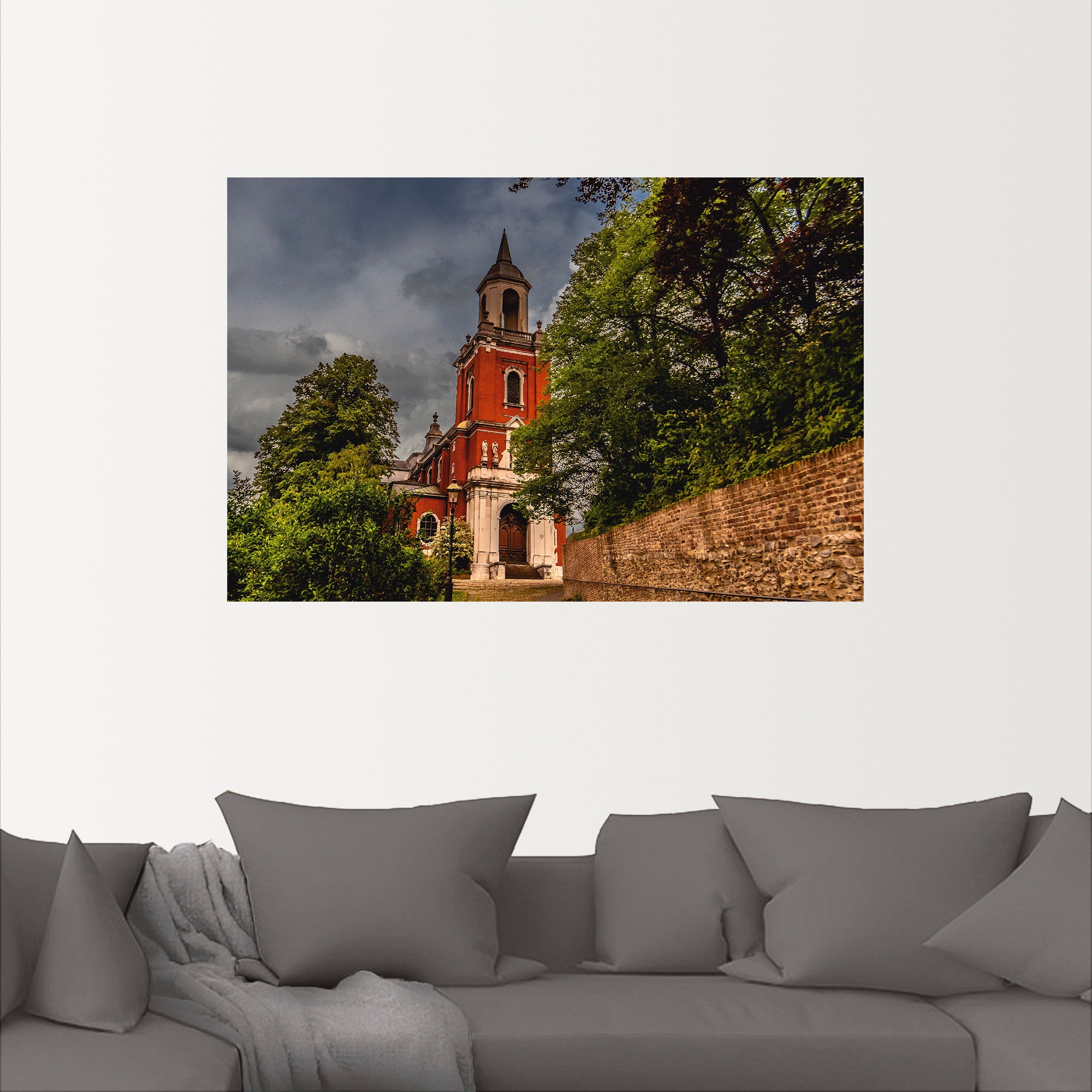 Artland Wandbild »Herbstimpression«, Gebäude, (1 St.), als Alubild, Leinwandbild, Wandaufkleber oder Poster in versch. Grössen