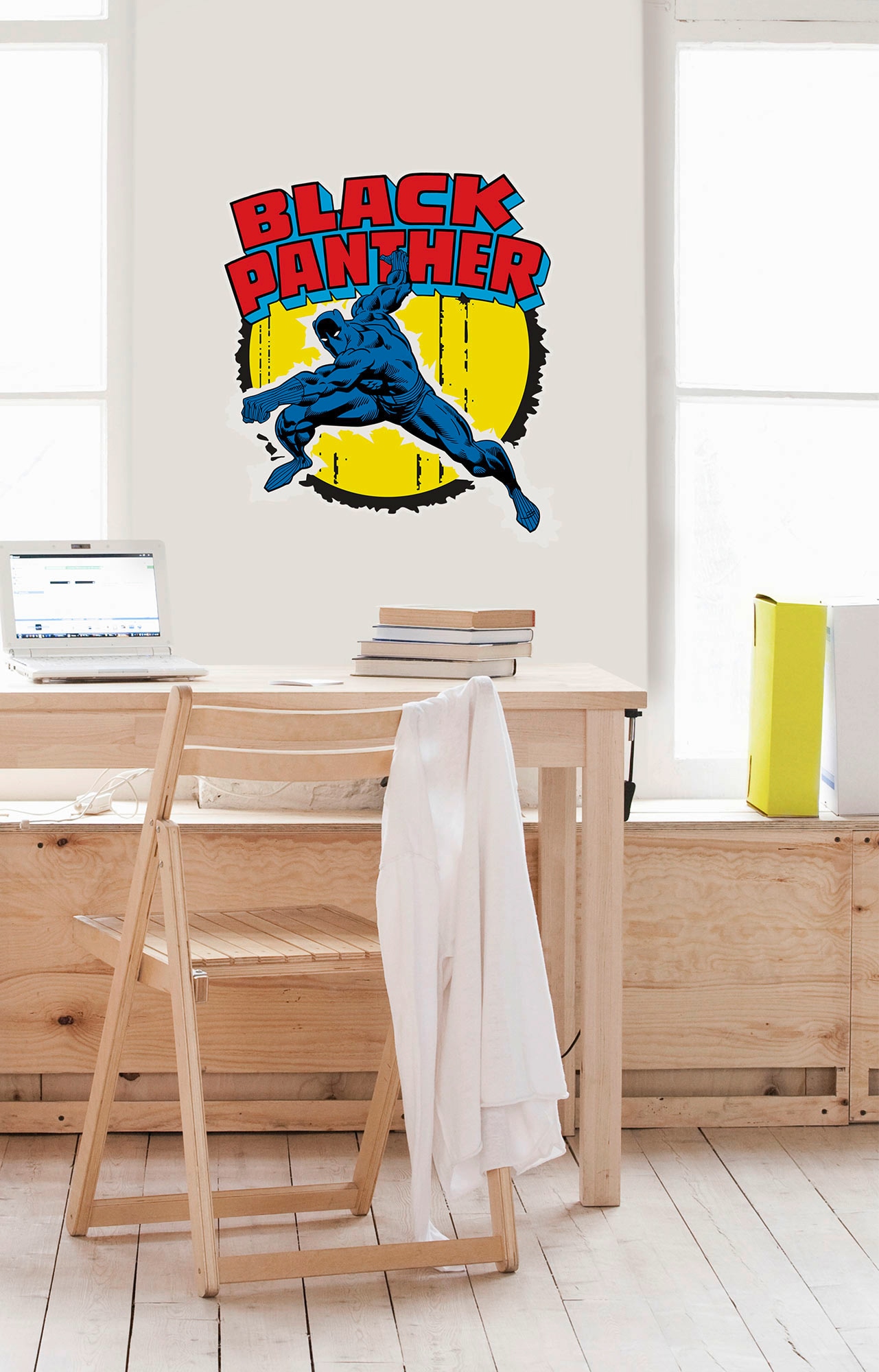 Komar Wandtattoo »Black Panther Comic Classic - Grösse 50 x 70 cm«, (1 St.), selbstklebend, Wandsticker, Kinderzimmer