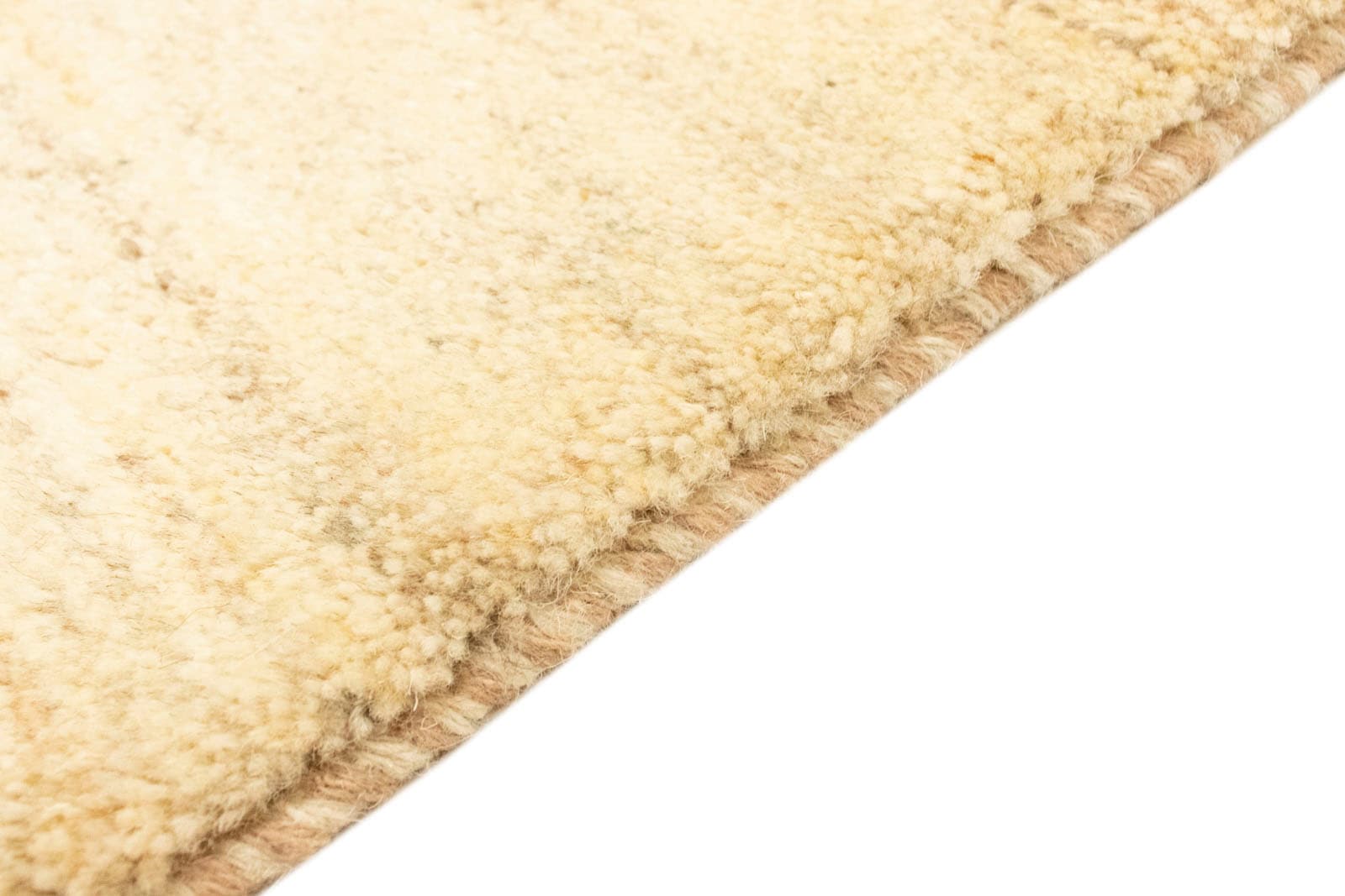 morgenland Wollteppich »Gabbeh Teppich handgeknüpft beige«, rechteckig, 18 mm Höhe, handgeknüpft