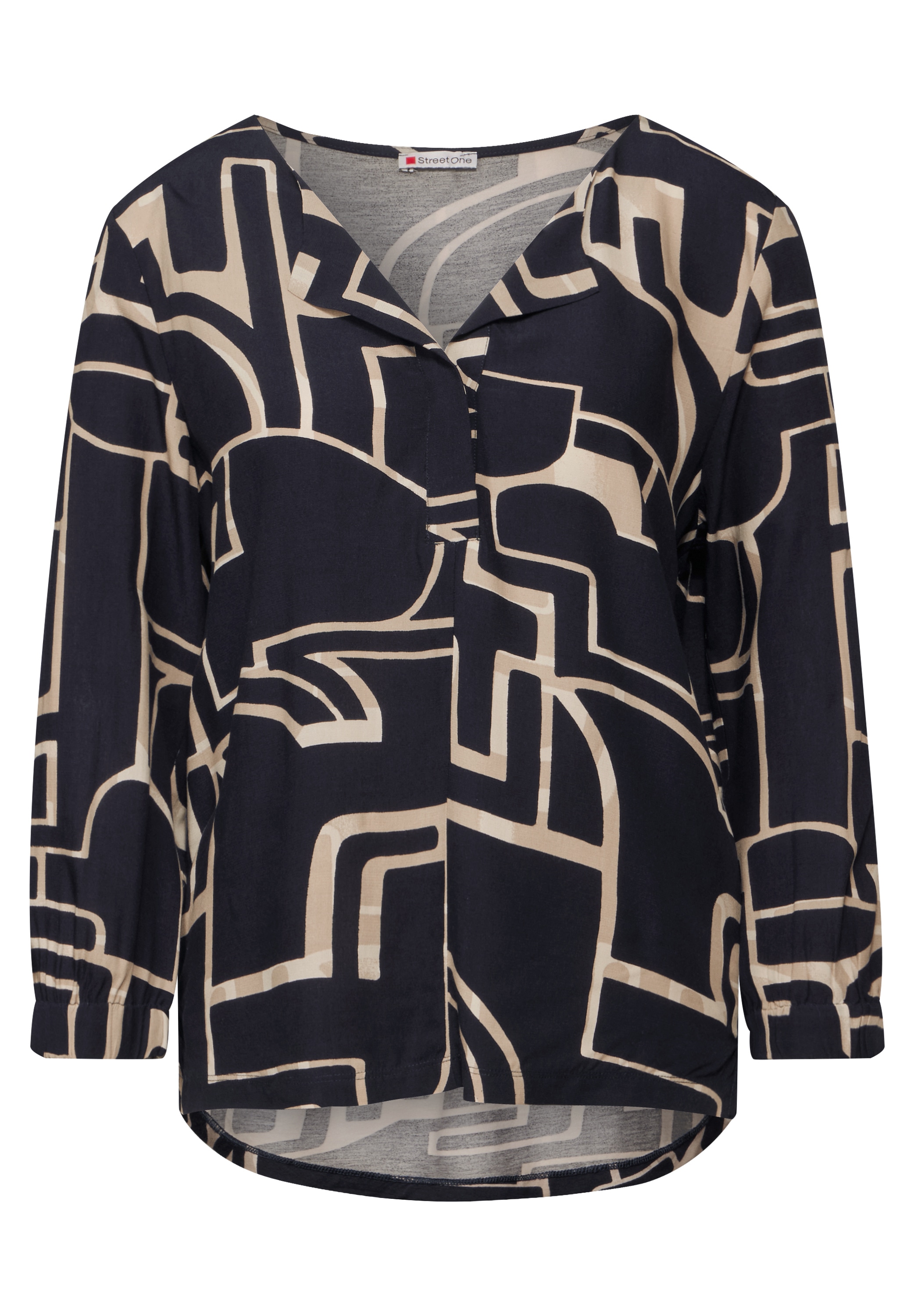 STREET ONE 3/4-Arm-Shirt, mit All-Over Print