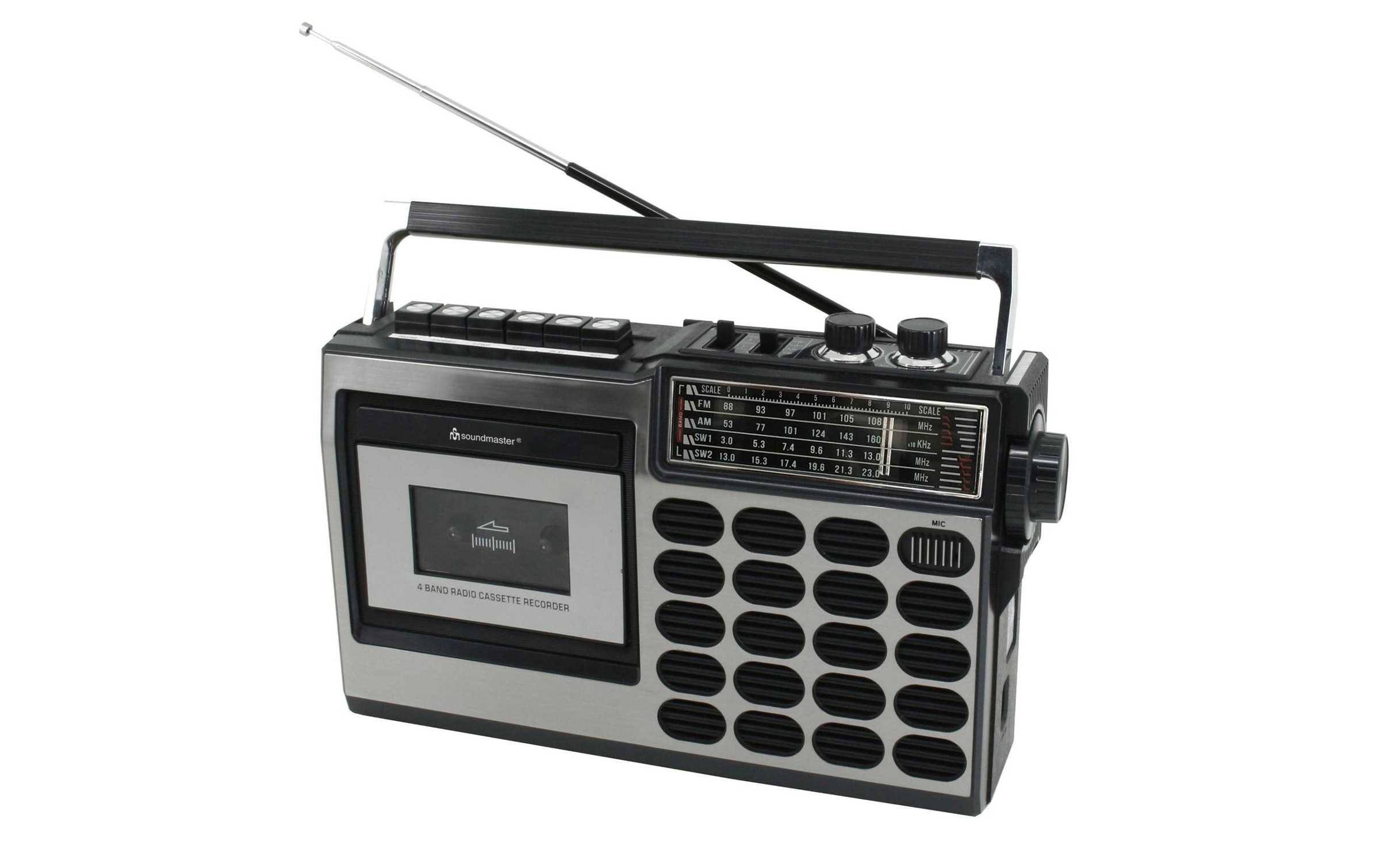 Soundmaster Radio »RR18SW Schwarz«, (AM-Tuner-FM-Tuner)