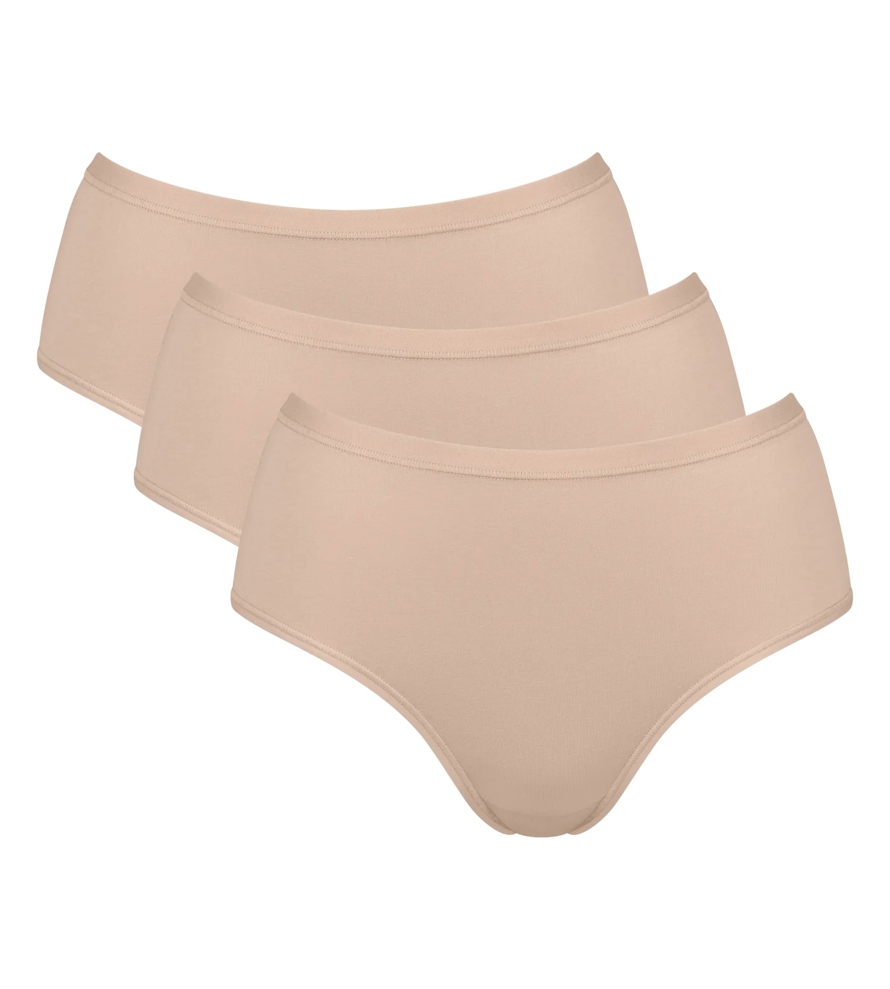 sloggi Midislip "GO Daily Cotton" Glanz-Effekt Details, weich, Baumwollmix, bequem, elastisch