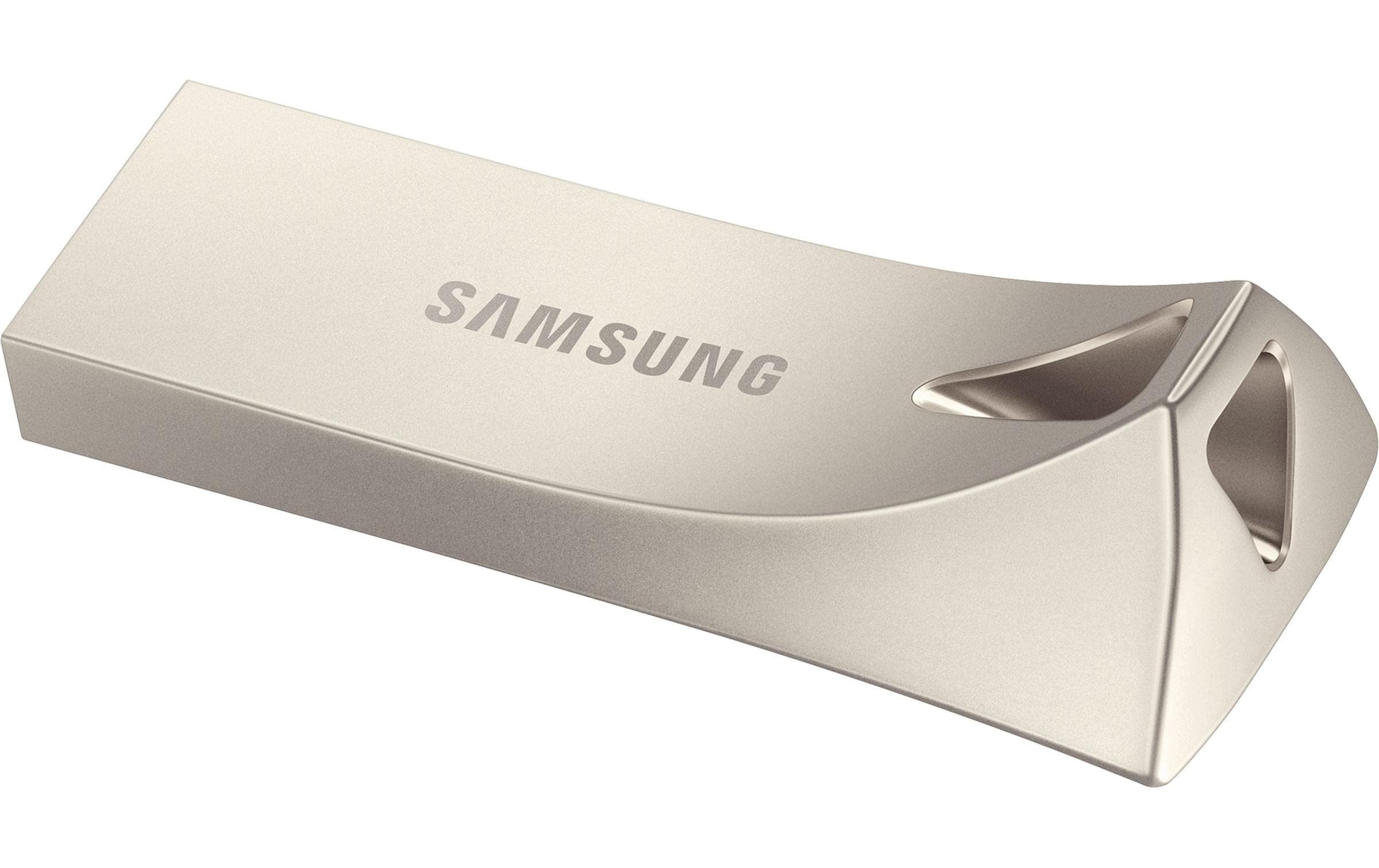 Samsung USB-Stick »USB3.1 Bar Plus Titan 128GB«, (Lesegeschwindigkeit 400 MB/s)