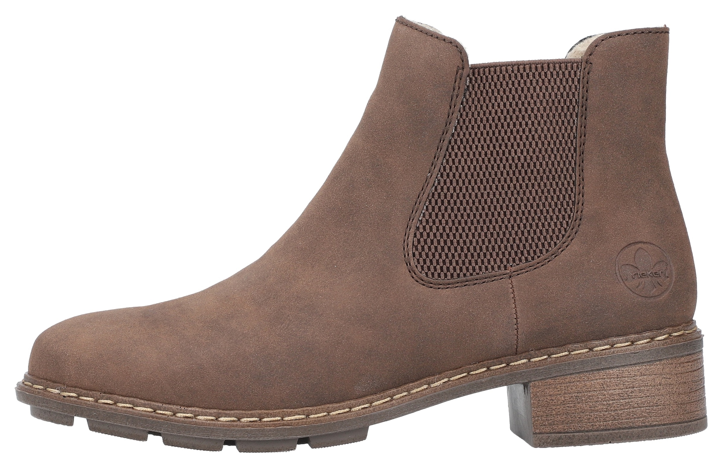 Rieker Winterstiefelette, Chelseaboots, Winterboots mit praktischem Innenreissverschluss