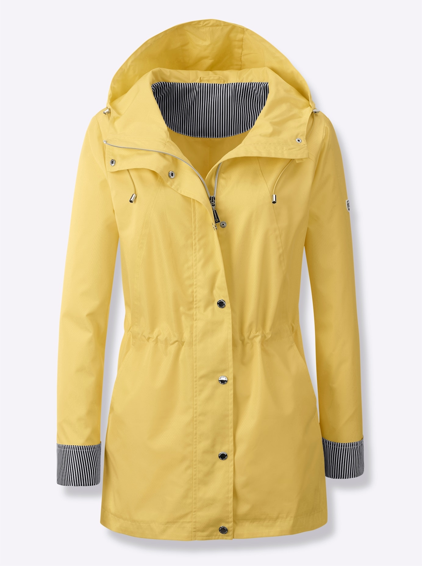 Casual Looks Langjacke mit Kapuze