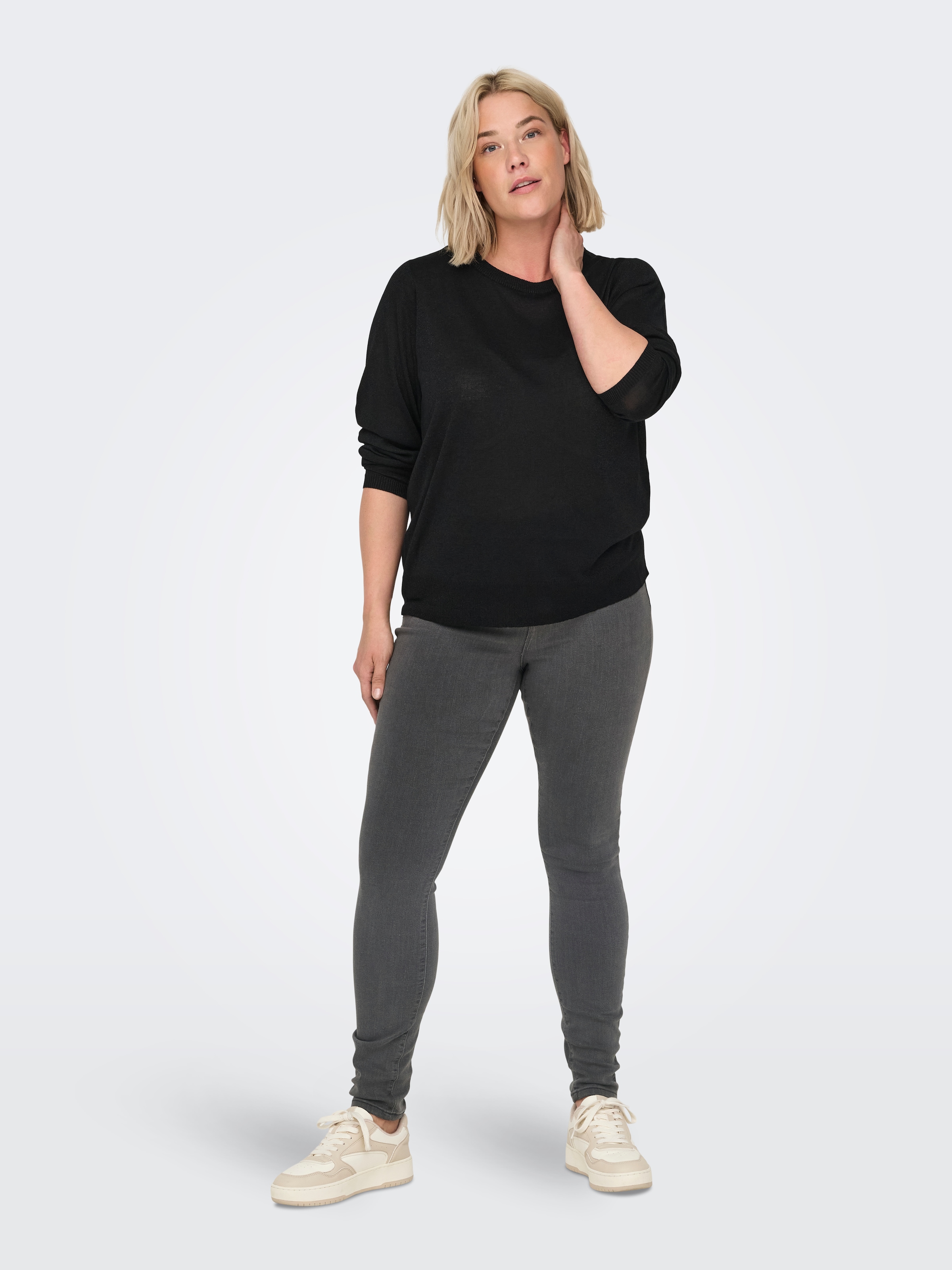 ONLY CARMAKOMA Skinny-fit-Jeans »CARTHUNDER LIFEHW SKINNY P U DNM MG NOOS«