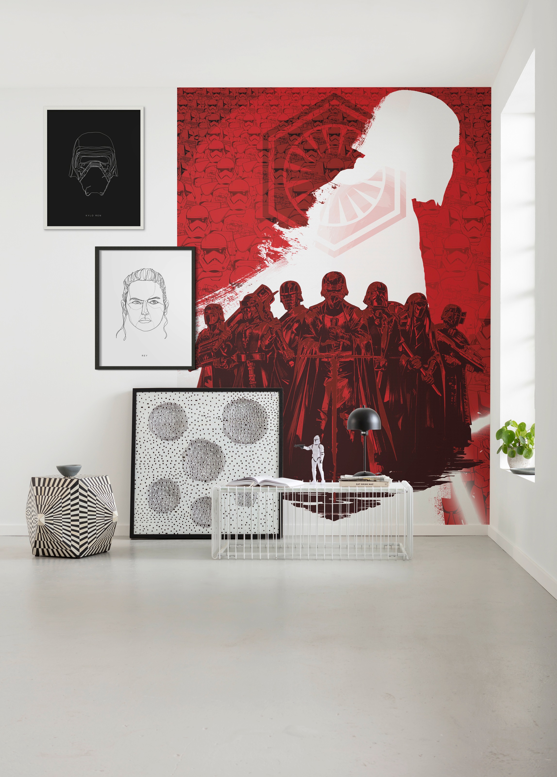 Komar Poster »Star Wars Lines Dark Side Kylo«, Star Wars, (1 St.), Kinderzimmer, Schlafzimmer, Wohnzimmer