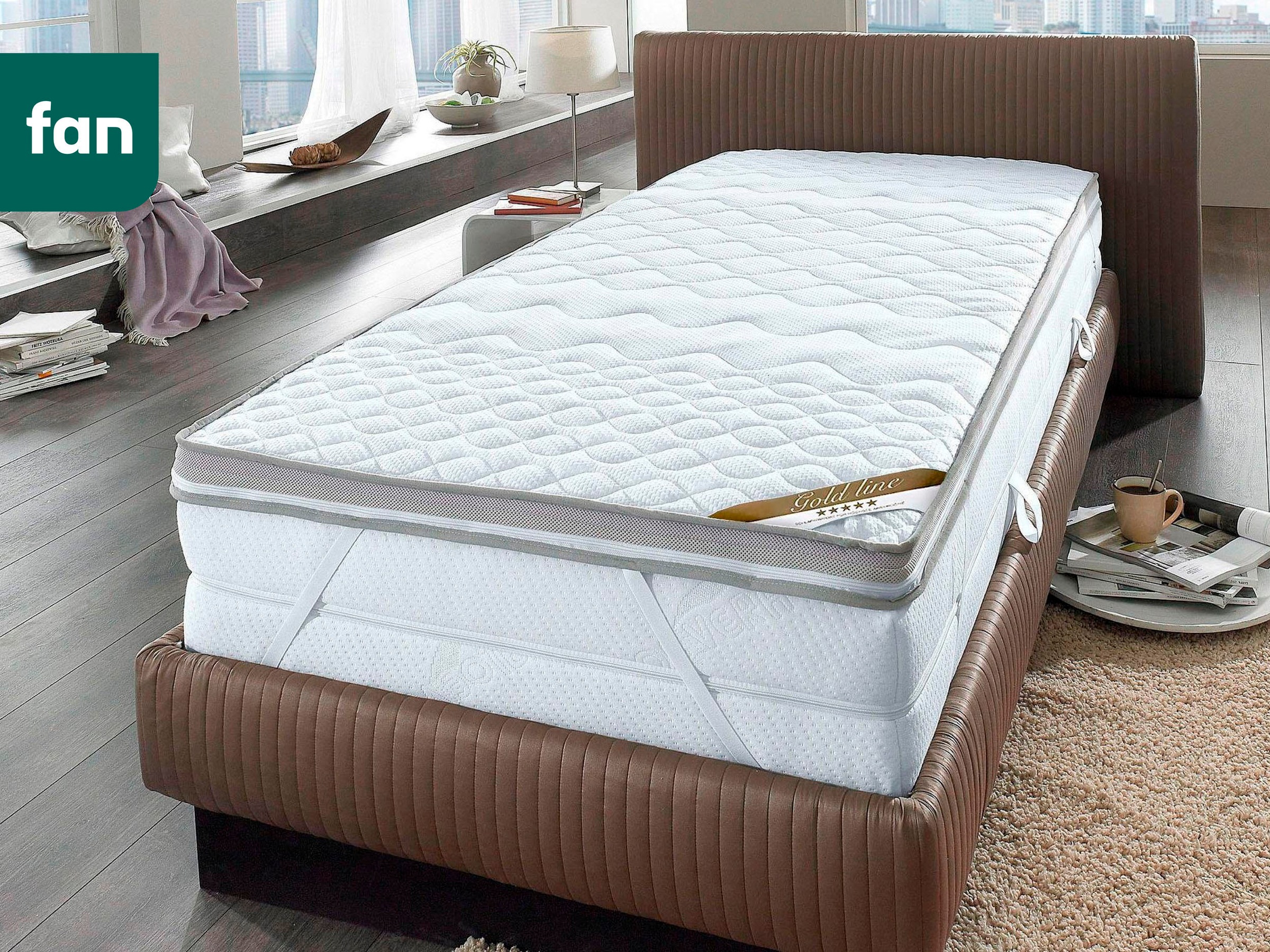 fan Topper "Softly XXL Plus, Topper 90x200, 140x200 cm und weitere Größen" Kundenliebling, über 1500 positive Bewertungen >Made in Germany