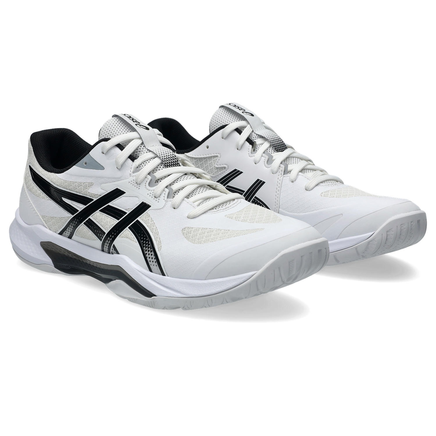Asics, Herren, Hallenschuh »GEL-TACTIC 13« besonders geeignet für Handball und Volleyball, weiß, schwarz, 48, Bequemer Hallenschuh von Asics
