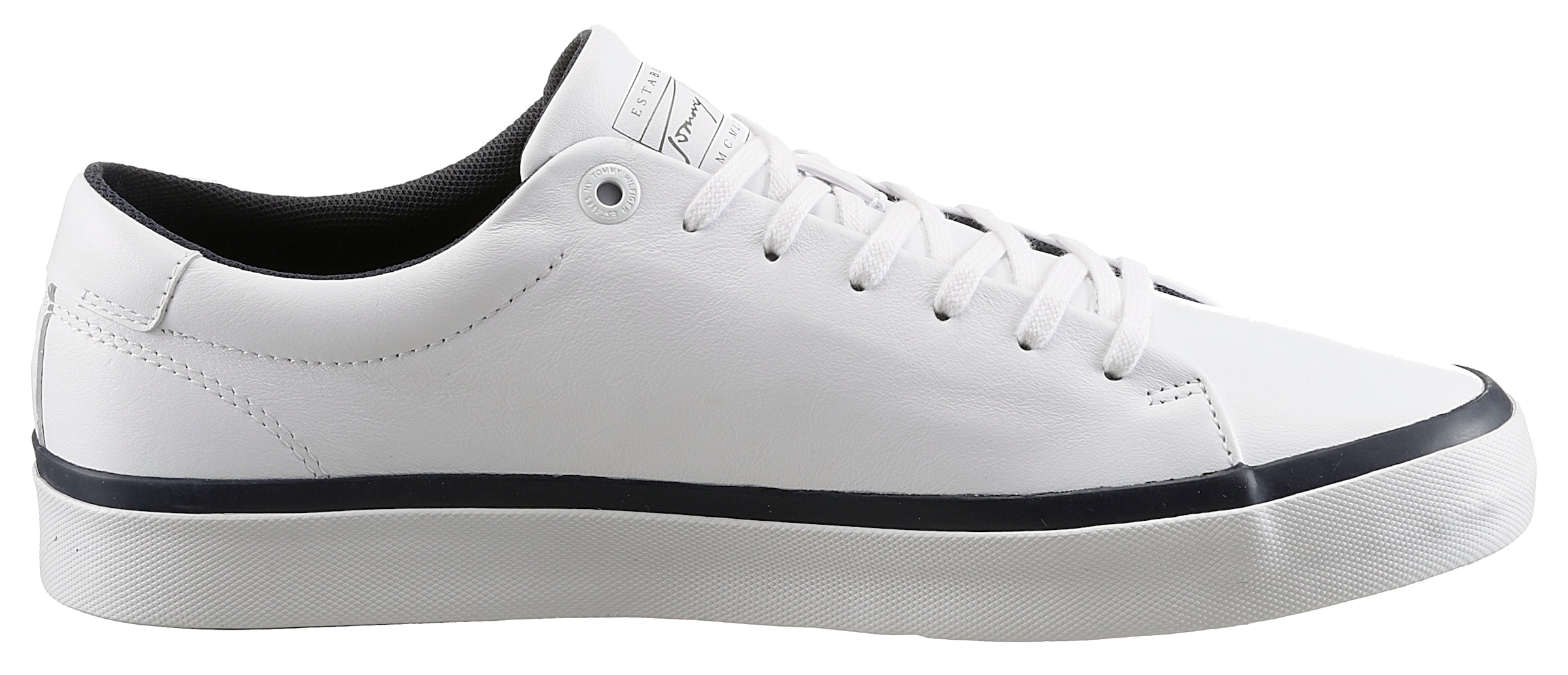 Tommy Hilfiger Modern Vulc Corporate Leather mens Vulcanized Sneaker