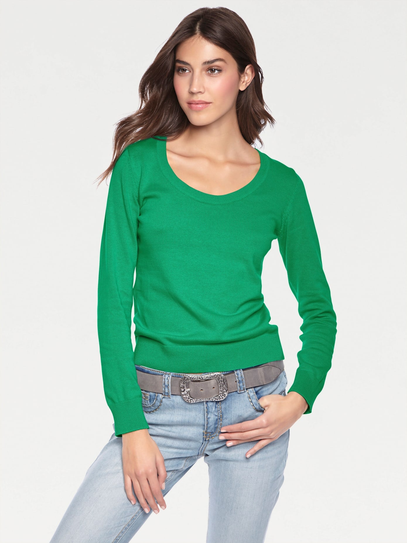 LINEA TESINI by heine Rundhalspullover »Rundhals-Pullover«