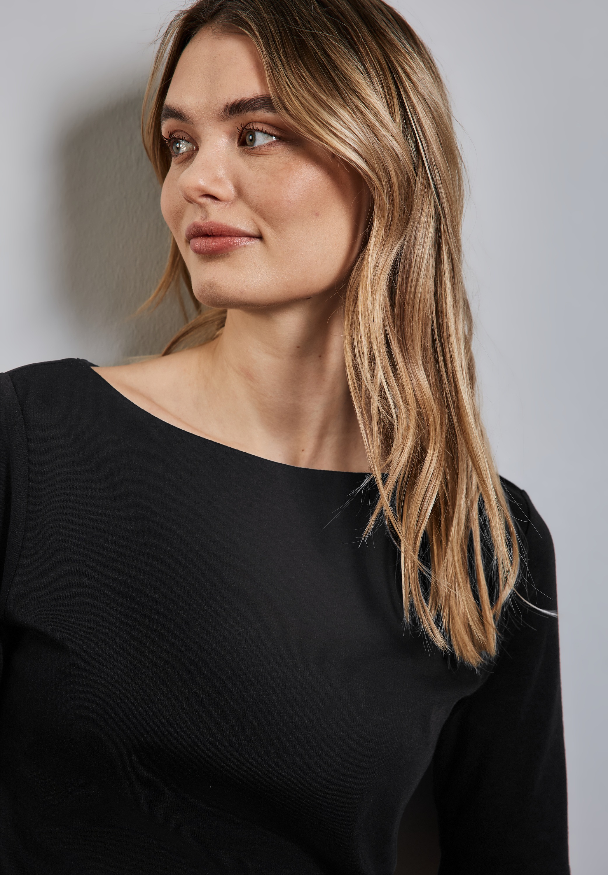 STREET ONE T-Shirt »Style Lanea«, mit U-Boot Ausschnitt