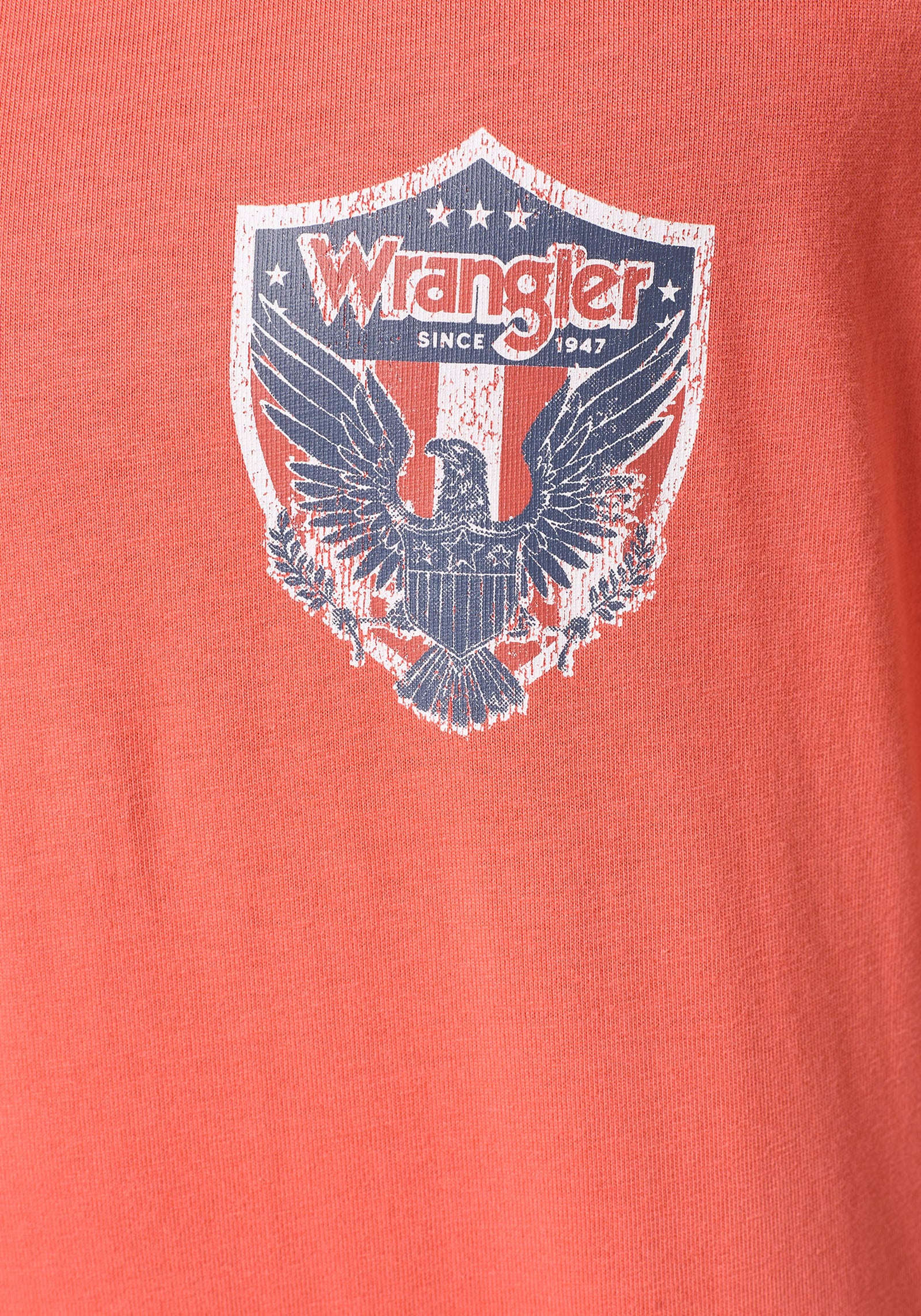 Wrangler T-Shirt »AMERICANA«, mit Markenlabel auf der Brust