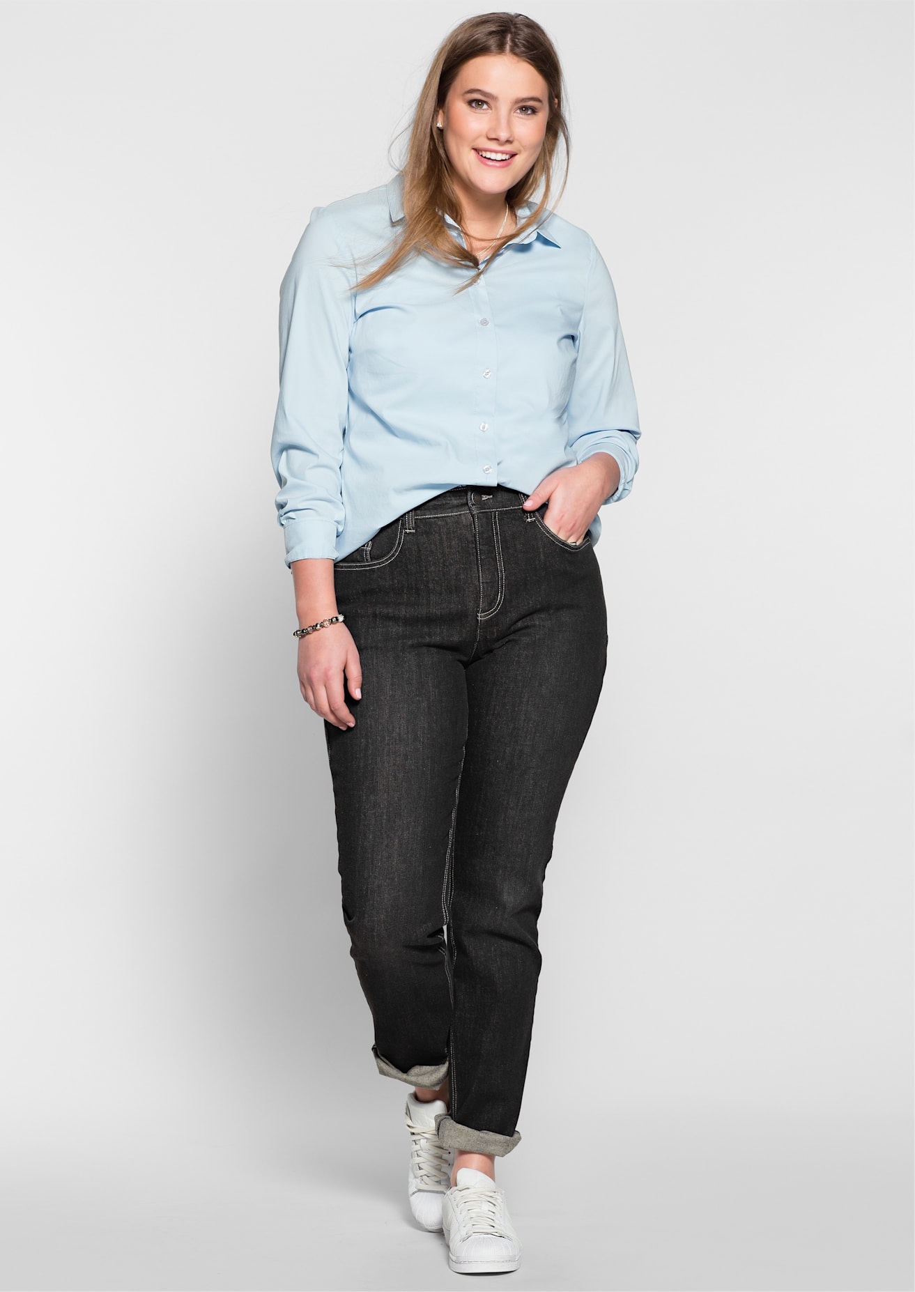 Sheego 5-Pocket-Jeans, (1 tlg.)