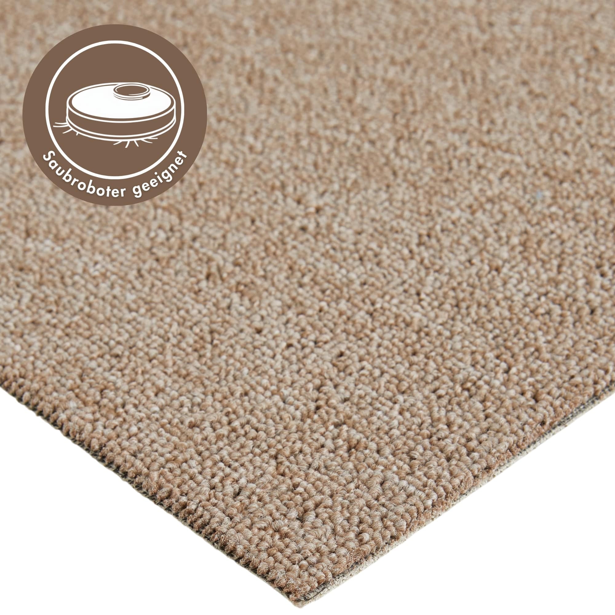 Andiamo Teppichboden »Barbara, Feinschlinge, Made in Netherlands«, rechteckig, 4,5 mm Höhe, meliert, Breite 200 oder 400 cm, strapazierfähig, pflegeleicht