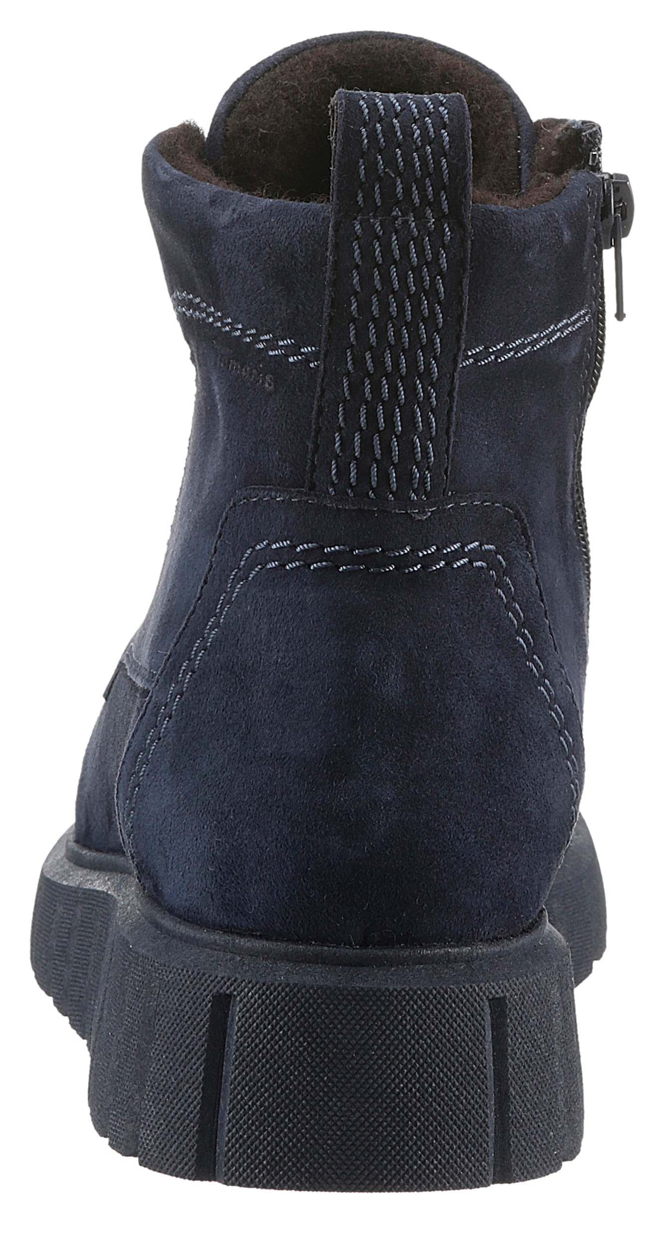 Tamaris Schnürboots, Keilabsatz, Schnürstiefelette mit zusätzlichem Innenreissverschluss
