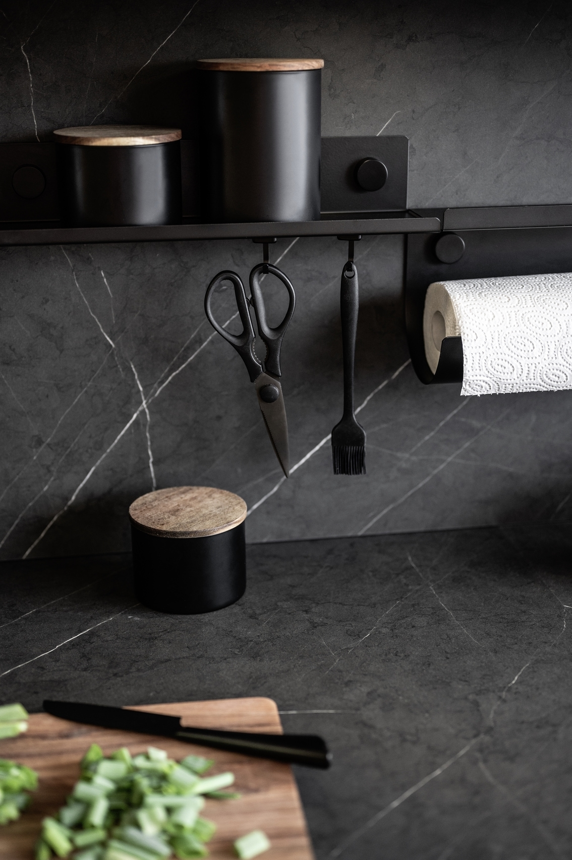 WENKO Küchenregal »Modell Jet M«, Regal für die Wand, Industrial Style, pulverbeschichtetes Metall