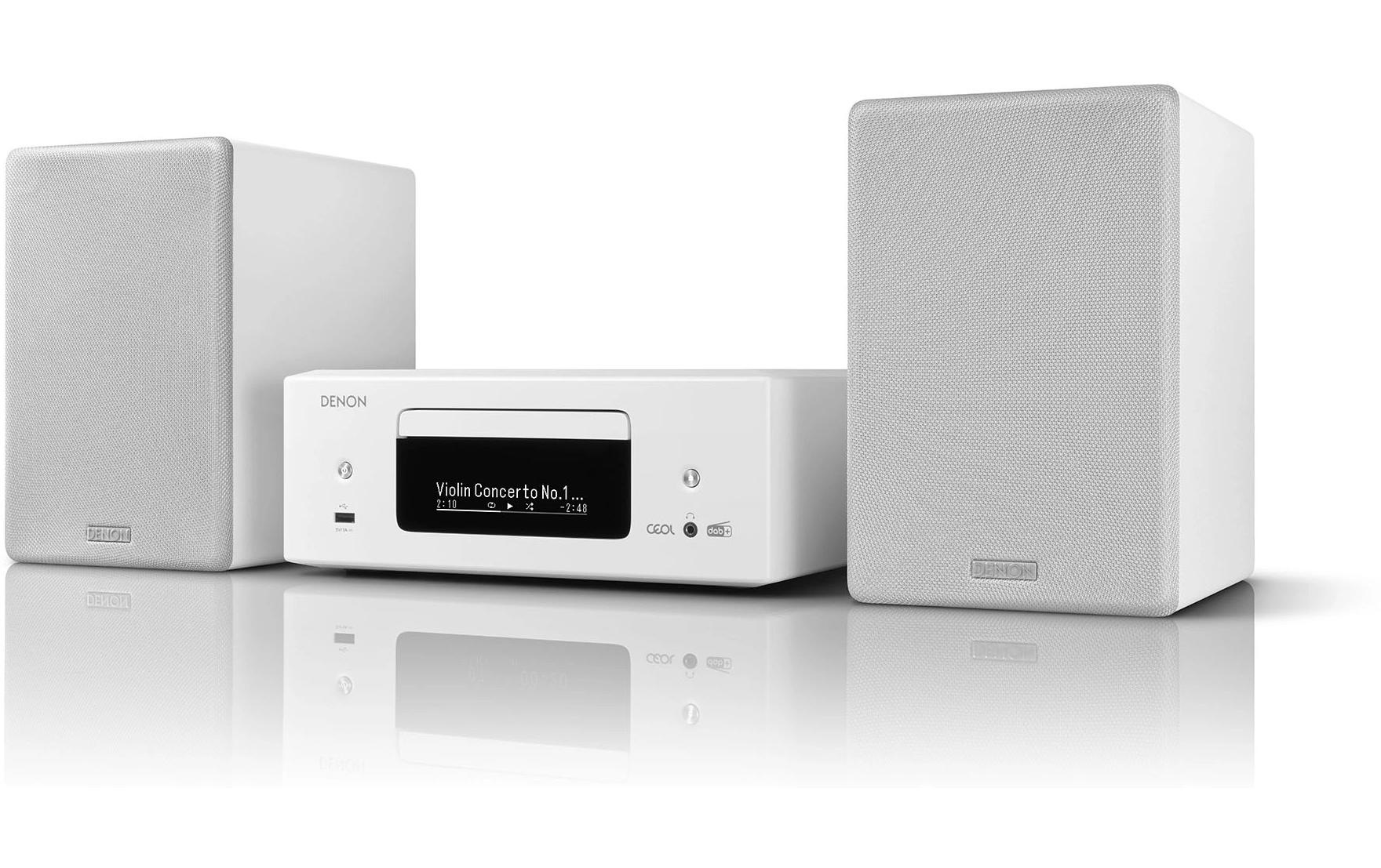 Denon Stereoanlage »CEOL N12DAB Weiss«, (Digitalradio (DAB+)-FM-Tuner)