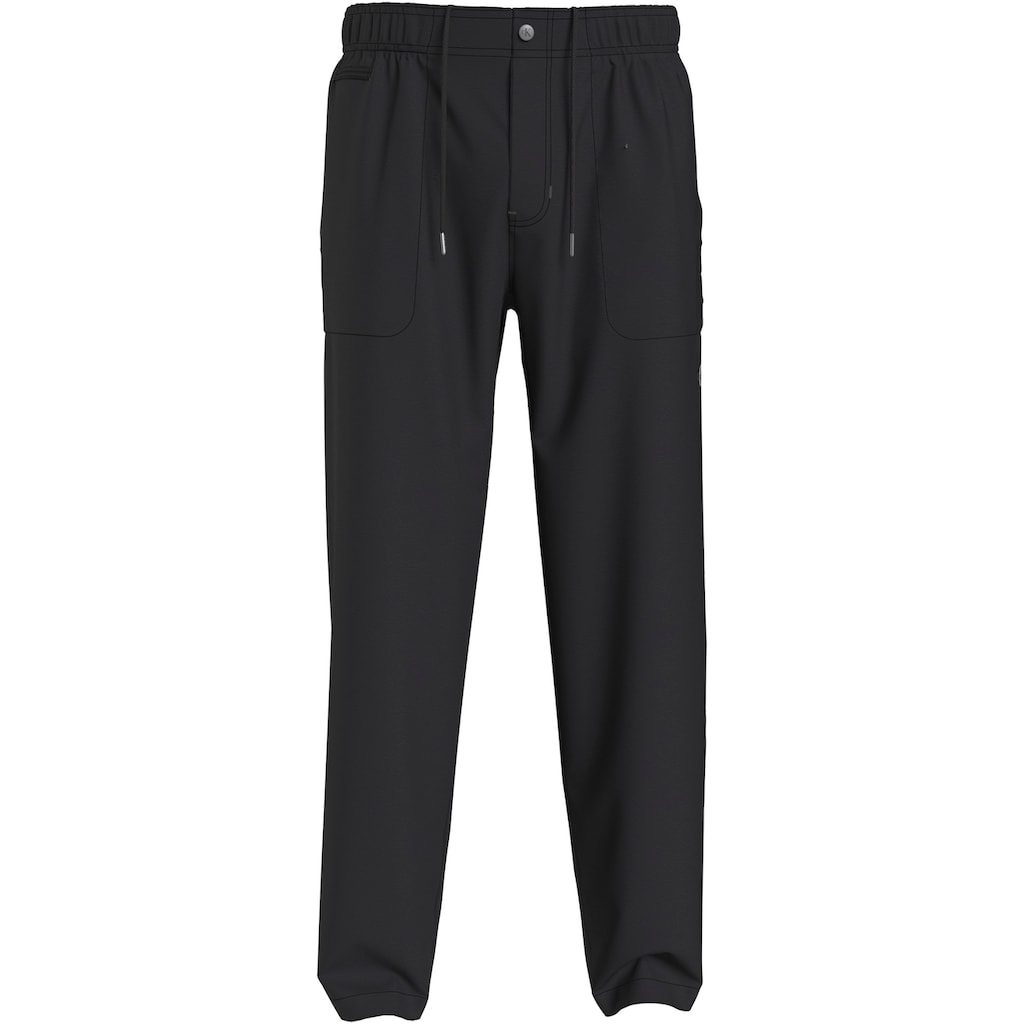 Calvin Klein Jeans Sweathose »BADGE TRIM WOVEN PANT«