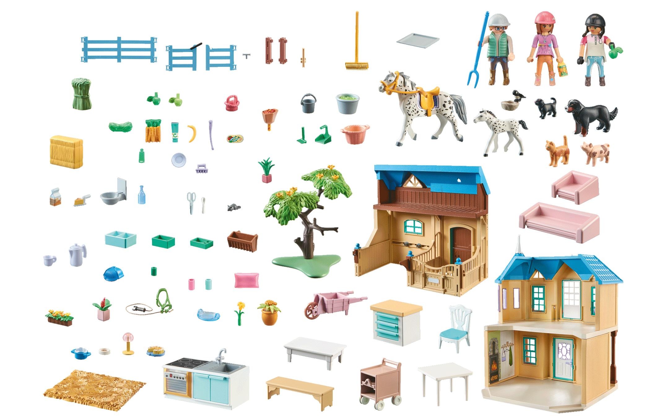 Playmobil® Spielbausteine »Horses of Waterfall Ranch 71351«, (263 St.)