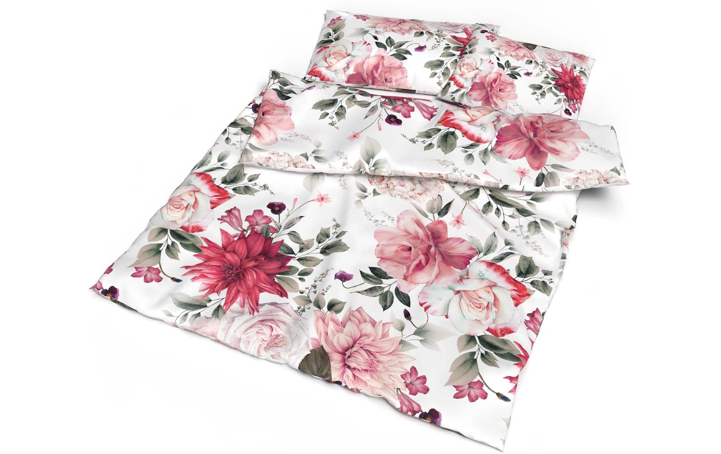 Bettbezug »Lotus Bettwaren Viliana 160 x 210 cm, Mehrfarbig«, (1 St.)