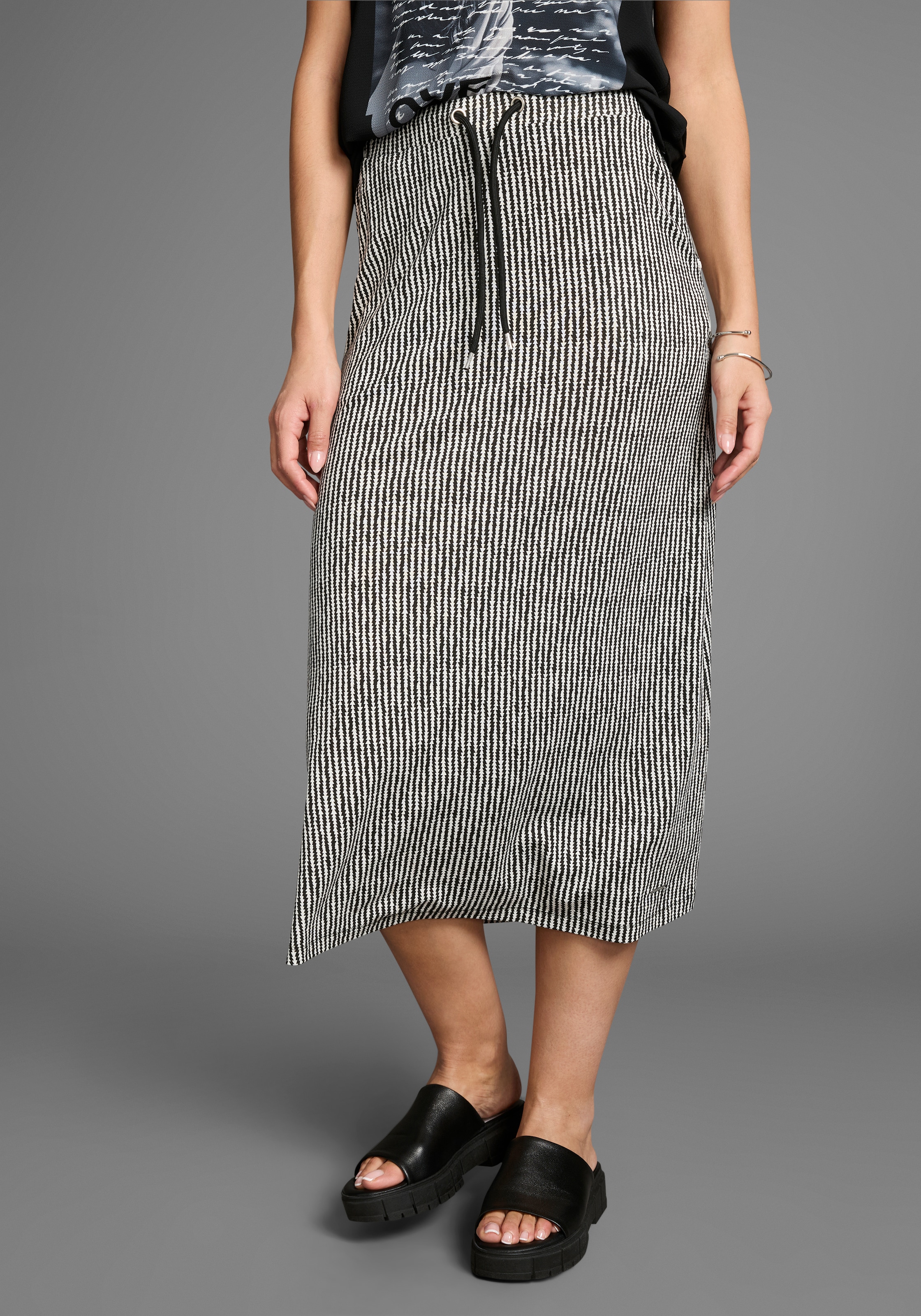 Laura Scott Jerseyrock, mit Grafik-Print - NEUE KOLLEKTION