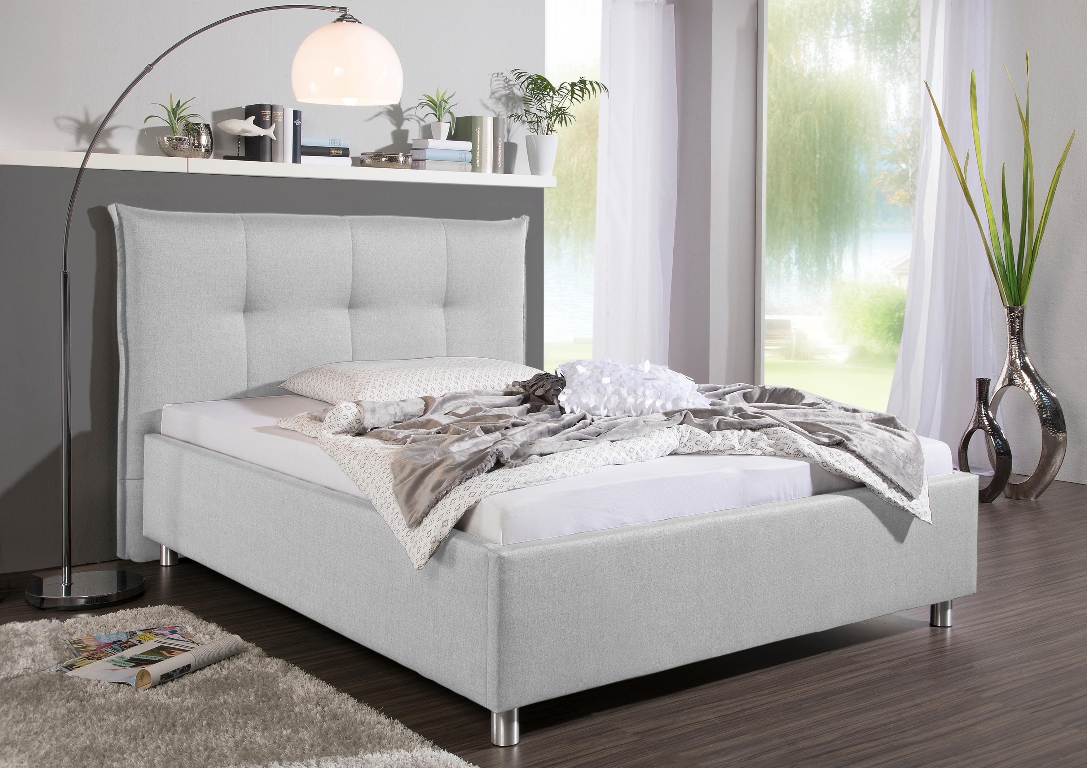 Maintal Polsterbett "Portneuf" Bettseiten zerlegt, ohne Bettkasten