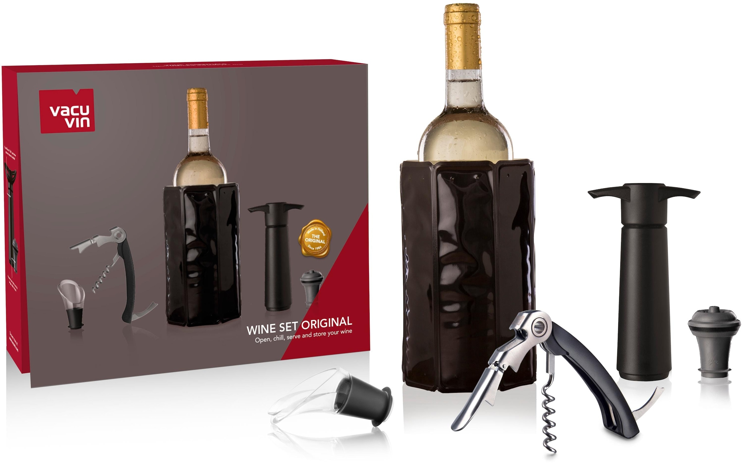 Weinkühler »Vacu Vin Wine Wine Essentials Geschenkset«