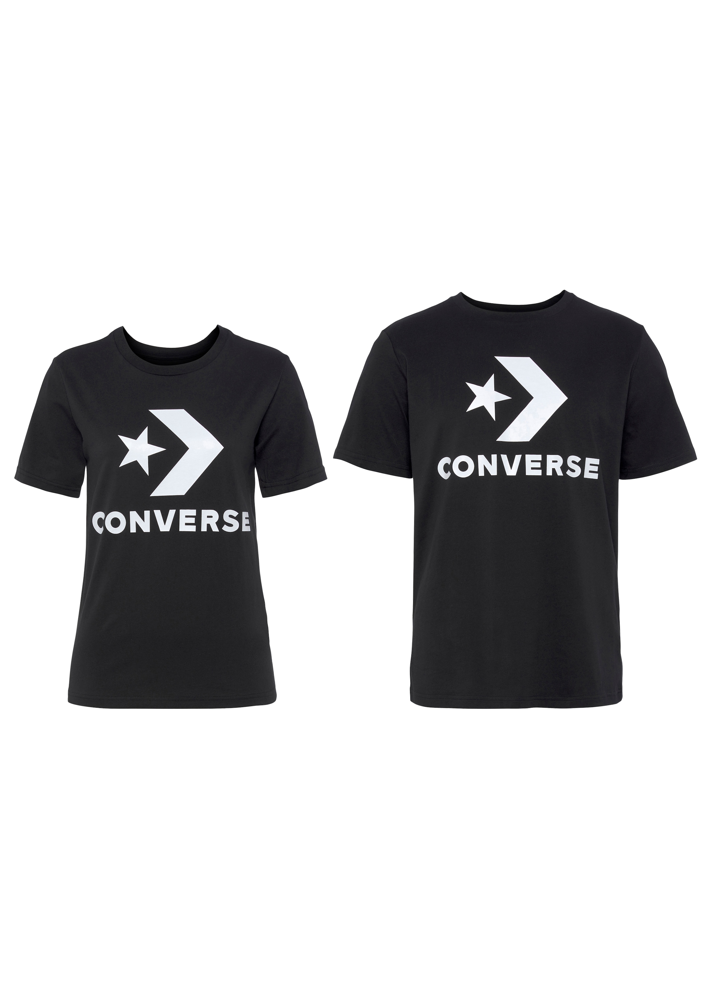 Converse T-Shirt »CONVERSE GO-TO STAR CHEVRON LOGO STANDARD-FIT T-SHIRT«, Unisex