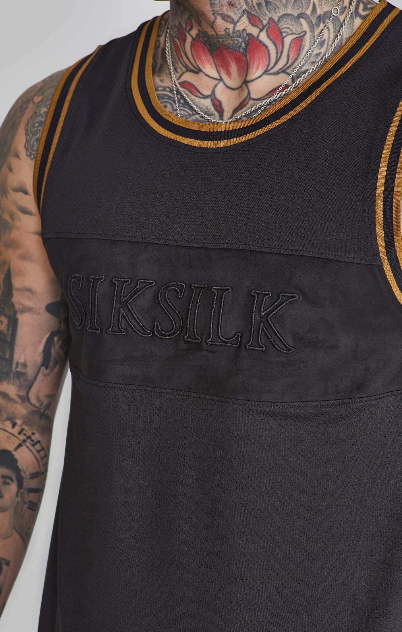 Siksilk Tanktop »Siksilk Top Basketball Vest in Black«