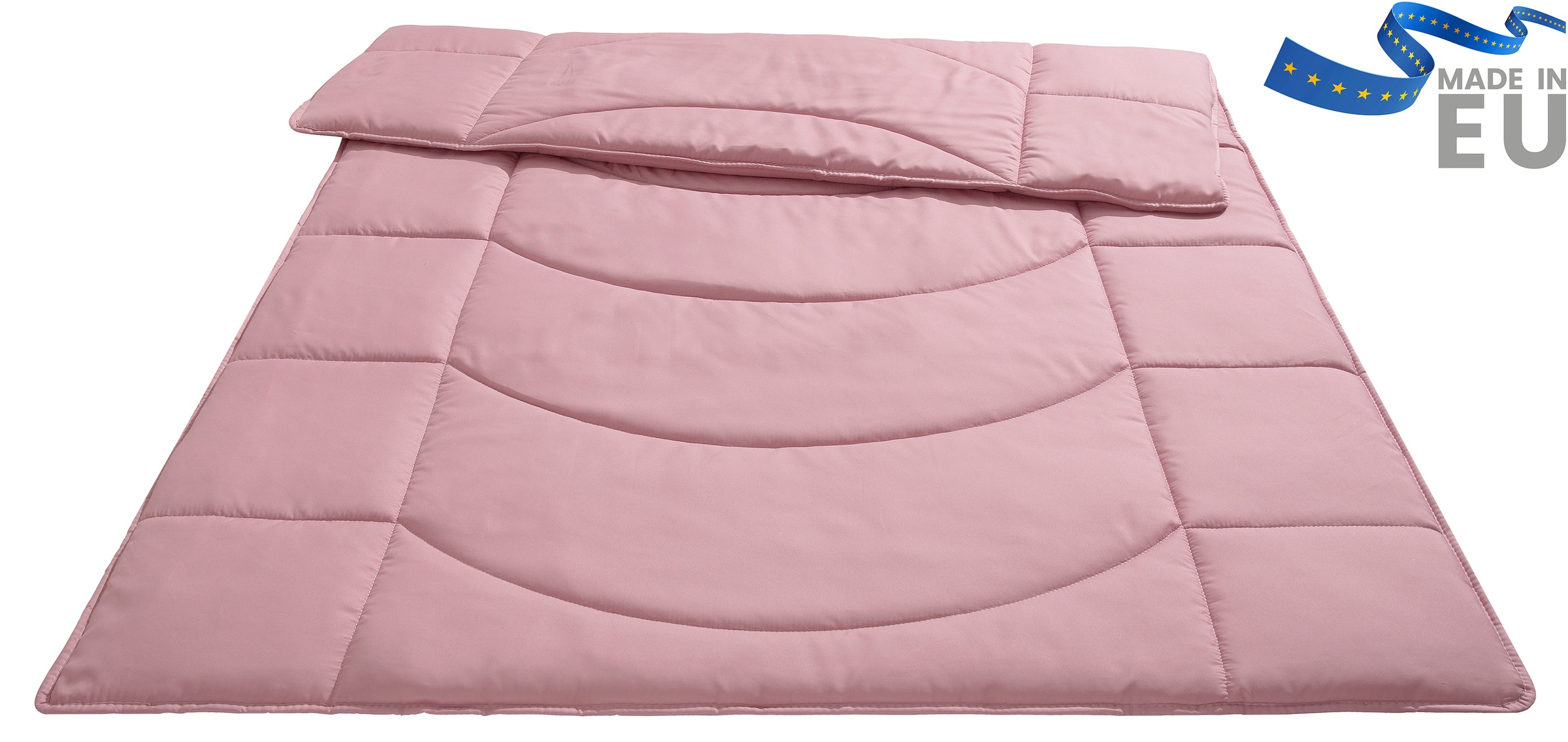 OTTO home Microfaserbettdecke "Microlux, Bettdecke 135x200 cm und Übergrößen bis 240x220cm" warm Füllung Feuchtigkeitsregulierende 3D Klimafaser (Polyester) 1 Stk. tlg. fest versteppter Bezug - keine Bettwäsche nötig, Sommer, Winter