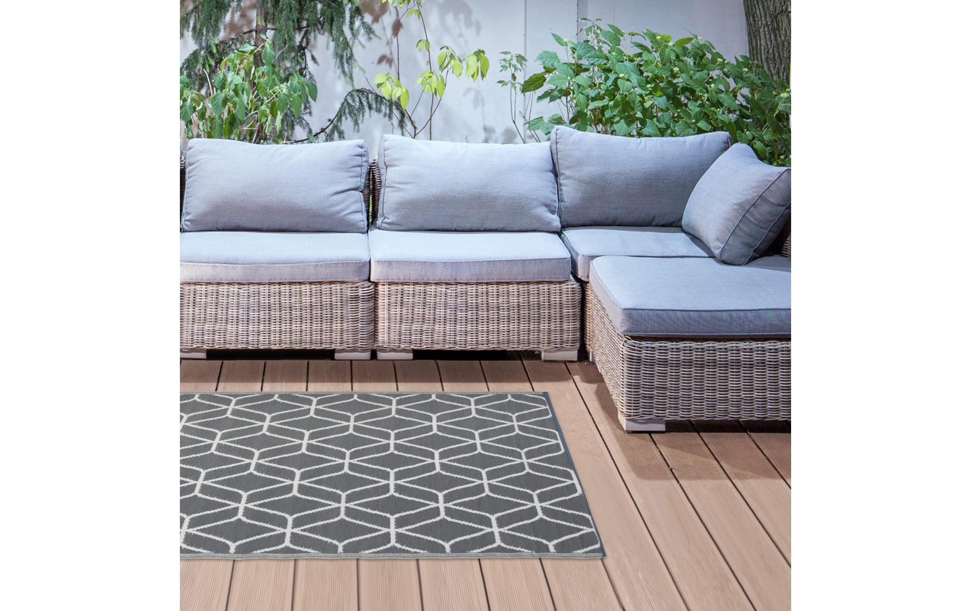 esschert design Teppich »Grafisch«, rechteckig, - mm Höhe