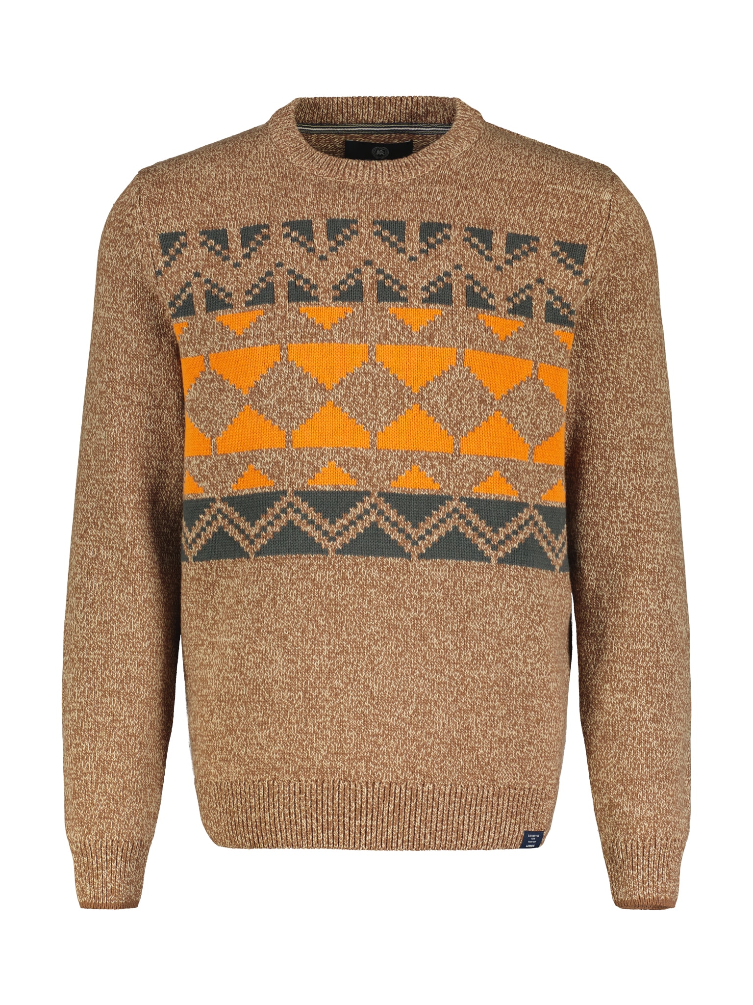 LERROS Strickpullover, mit Jaquard-Muster