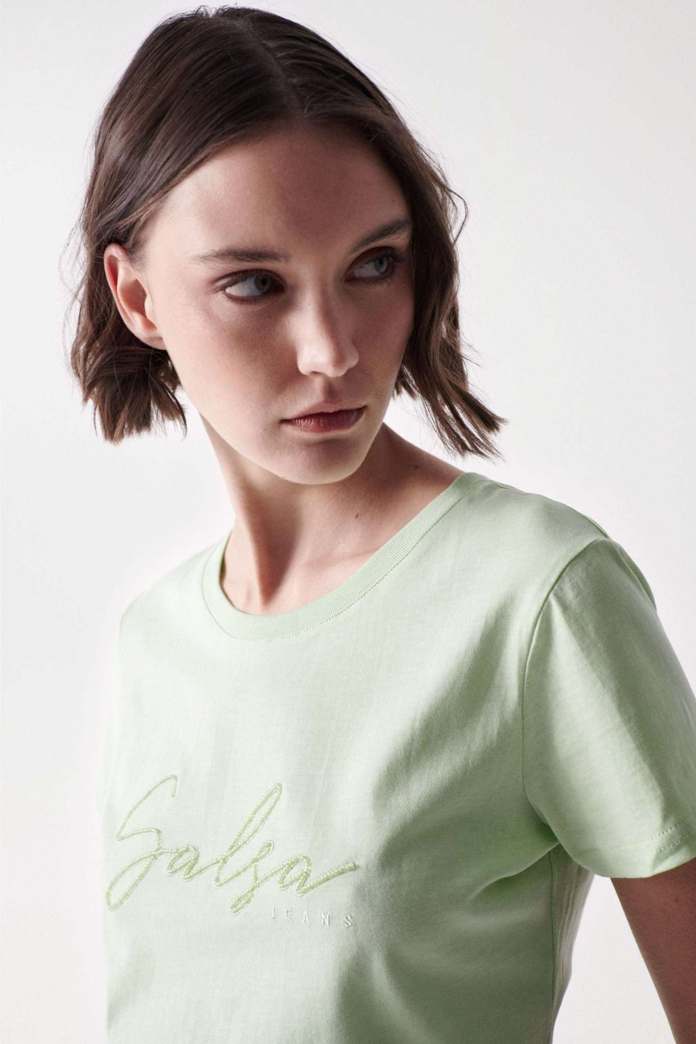 Salsa T-Shirt »T-Shirts Logo Embroidery T-Shirt«