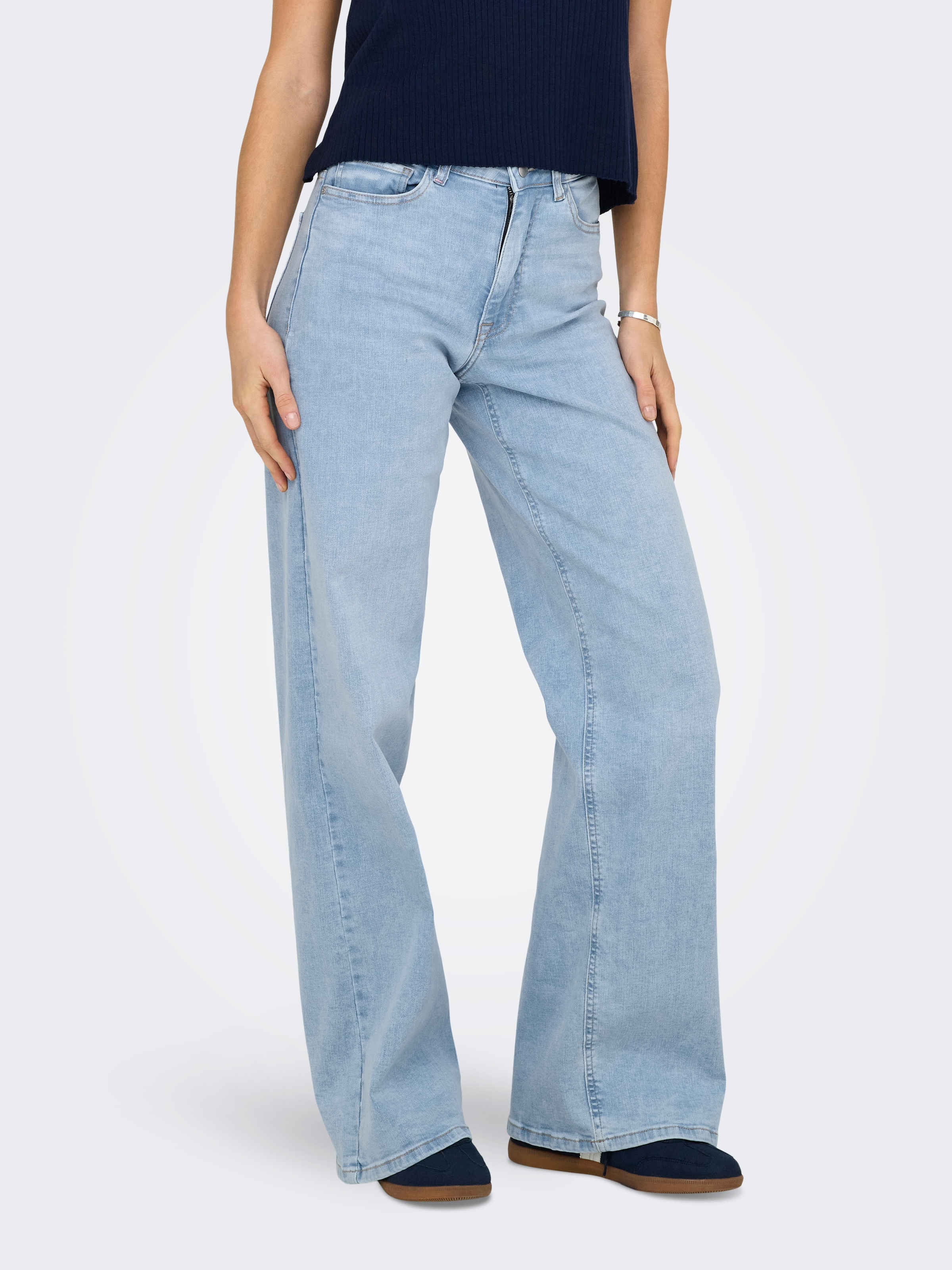 JDY High-waist-Jeans »JDYFELINA-FINA HW WIDE JNS LBD DNM NOOS«