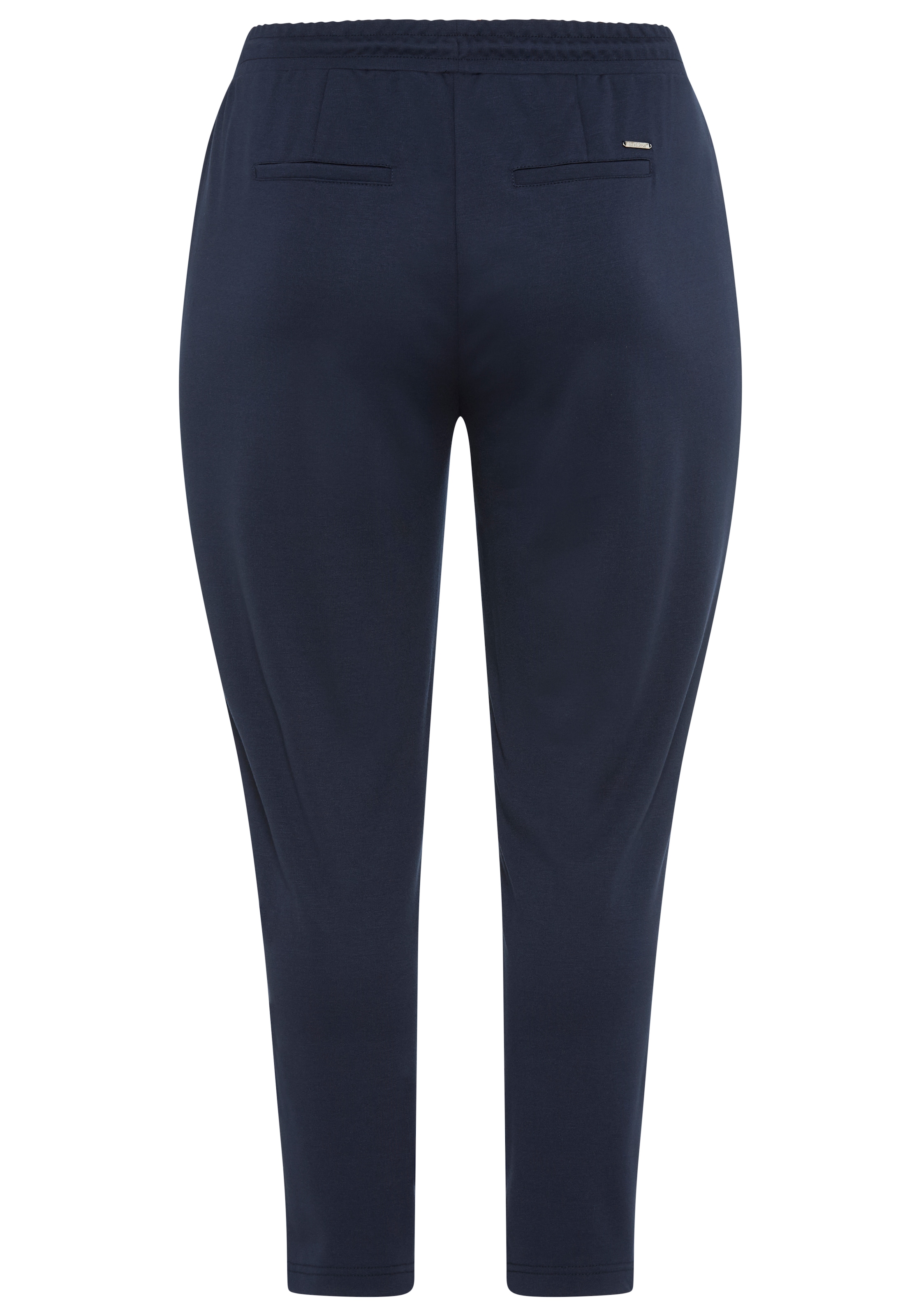 Laura Scott CURVE Jogger Pants, im sportiven Look aus formstabilem Milano Ripp - GROSSE GRÖSSE