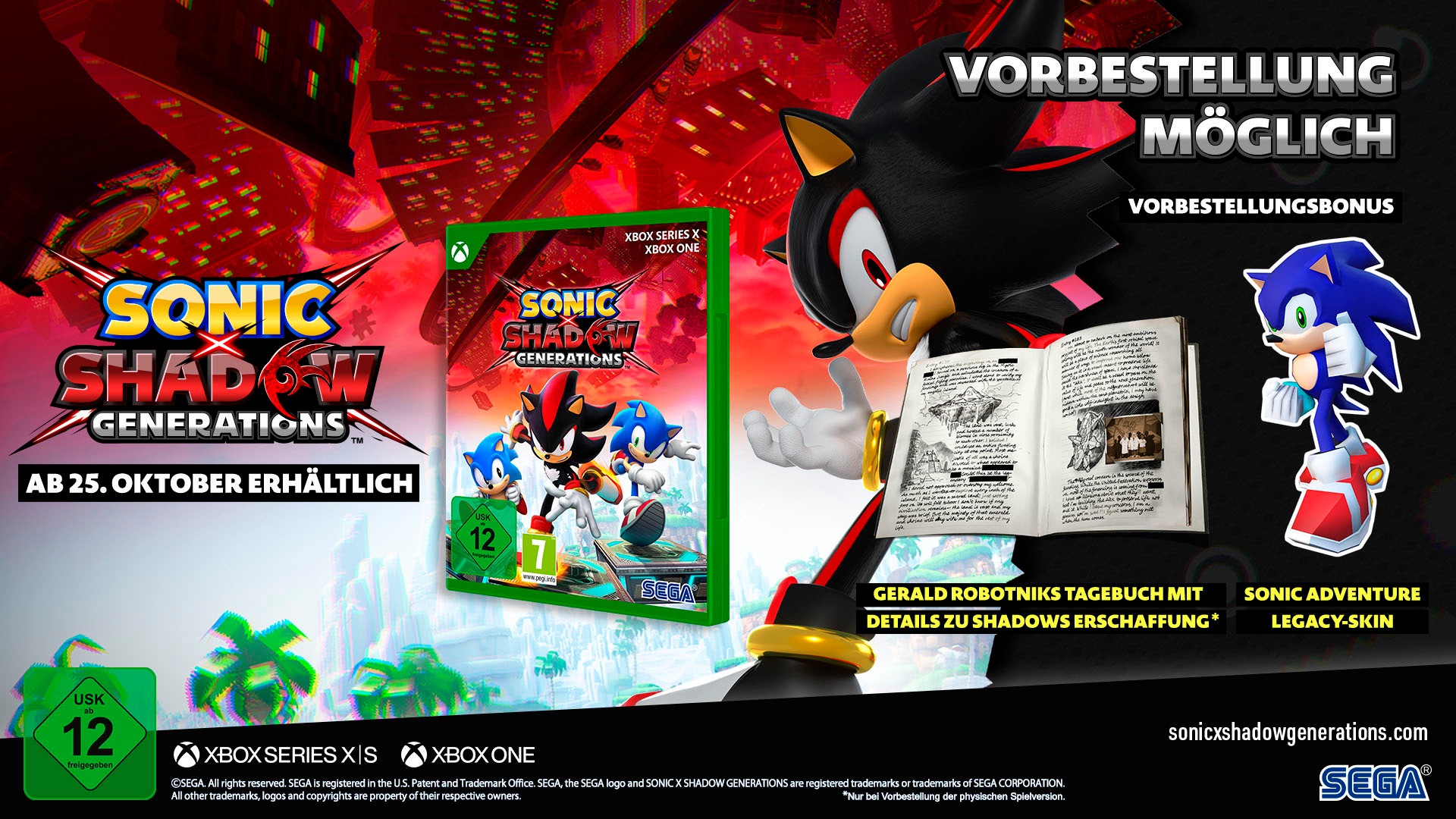 Atlus Spielesoftware »Sonic x Shadow Generations«, Xbox One