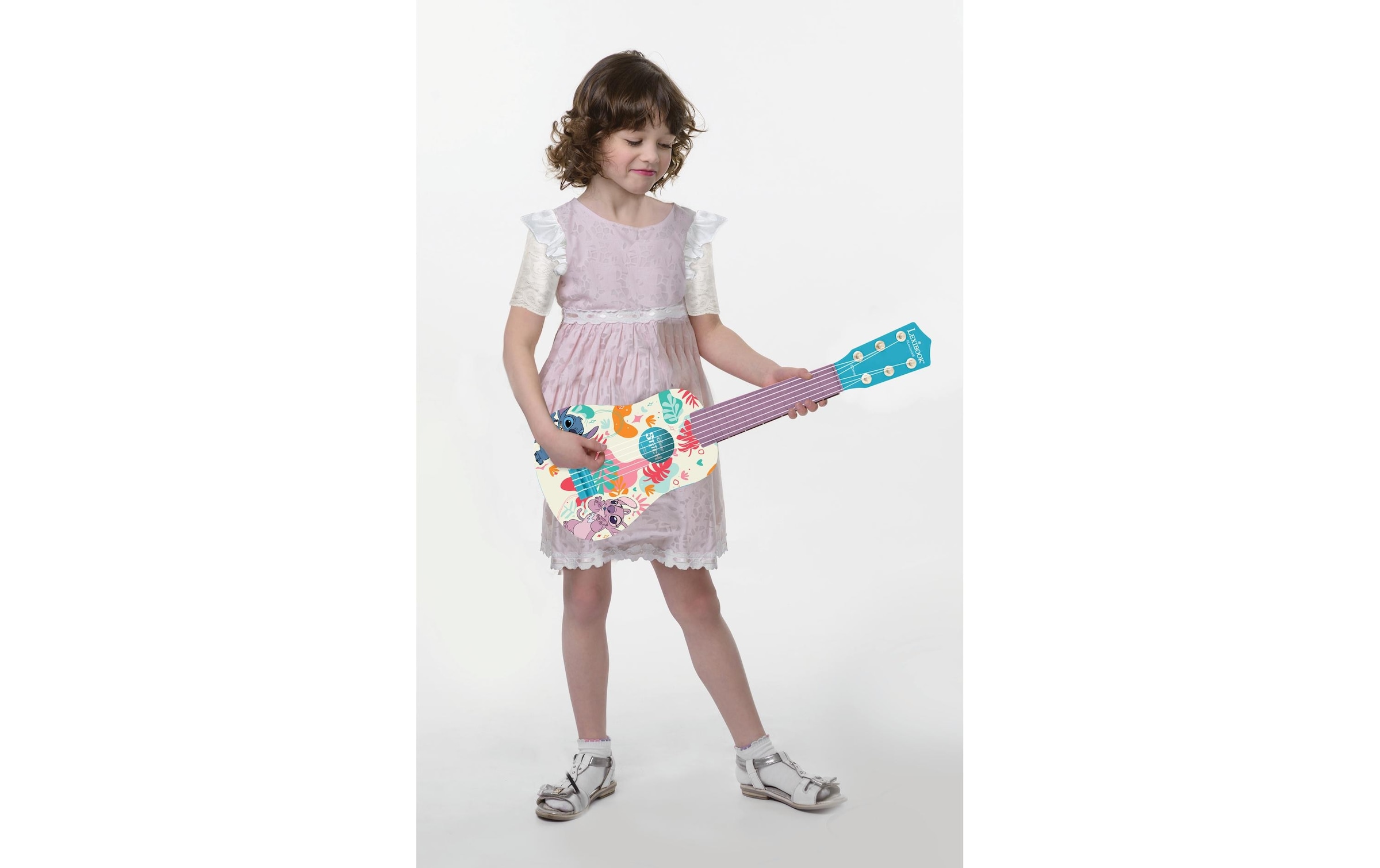 Lexibook® Spiel-Gitarre »Meine Erste Gitarre Stitch 53 cm«