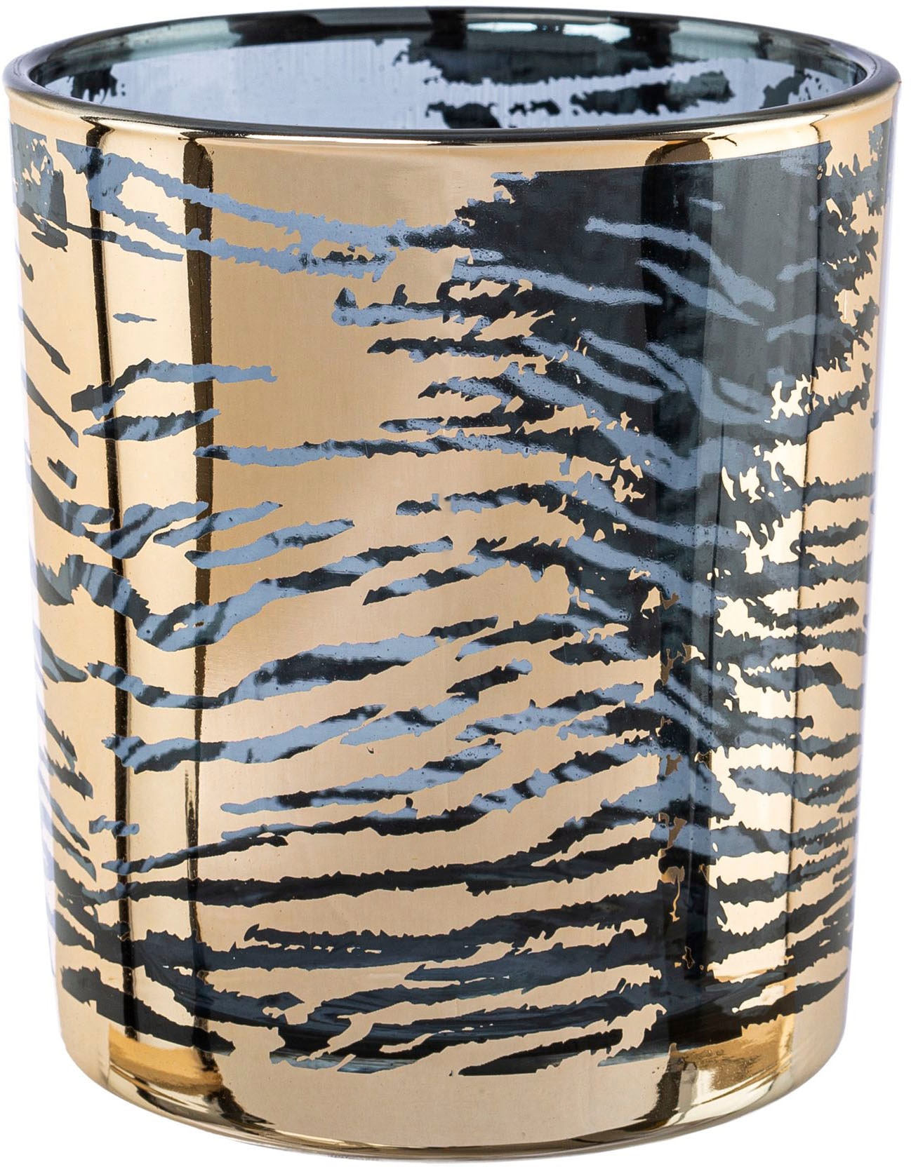 Creativ home Windlicht Teelichthalter Glas St.), 4 aus »Kerzenhalter LEOPARD«, (Set, online