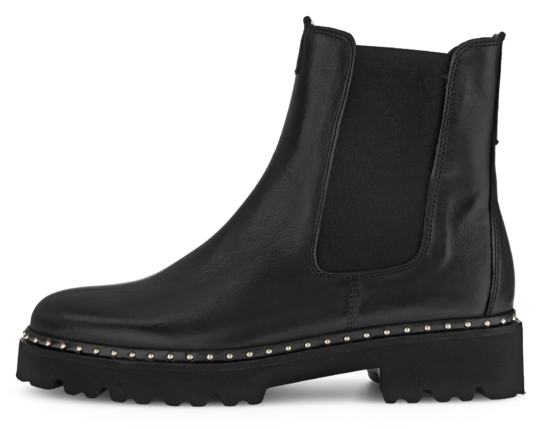 Gabor Chelseaboots, Blockabsatz, Stiefelette, Boots, Reissverschluss und Stretcheinsatz