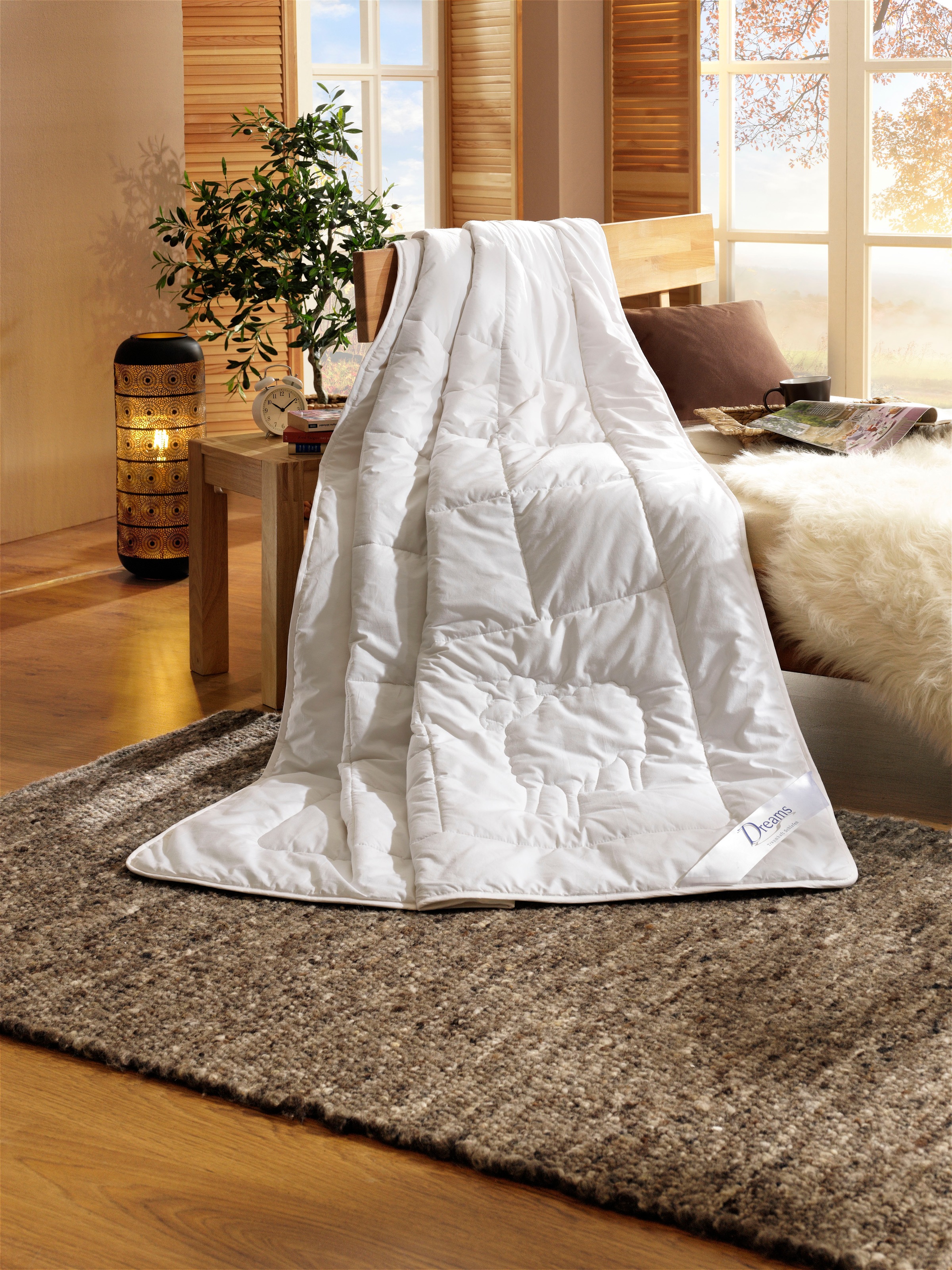 Dreams, »Woll-Deluxe« warm 1 Stk. tlg., weiß, Bezug: 100% Baumwolle. Füllung: 100% Wolle