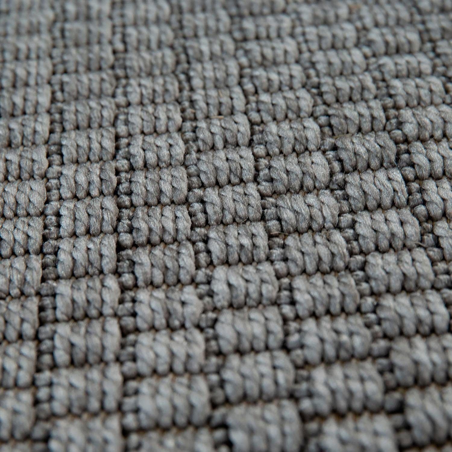 Paco Home Teppich »Timber 125«, rund, 4 mm Höhe, Flachgewebe, Sisal Optik, In- und Outdoor geeignet, Wohnzimmer