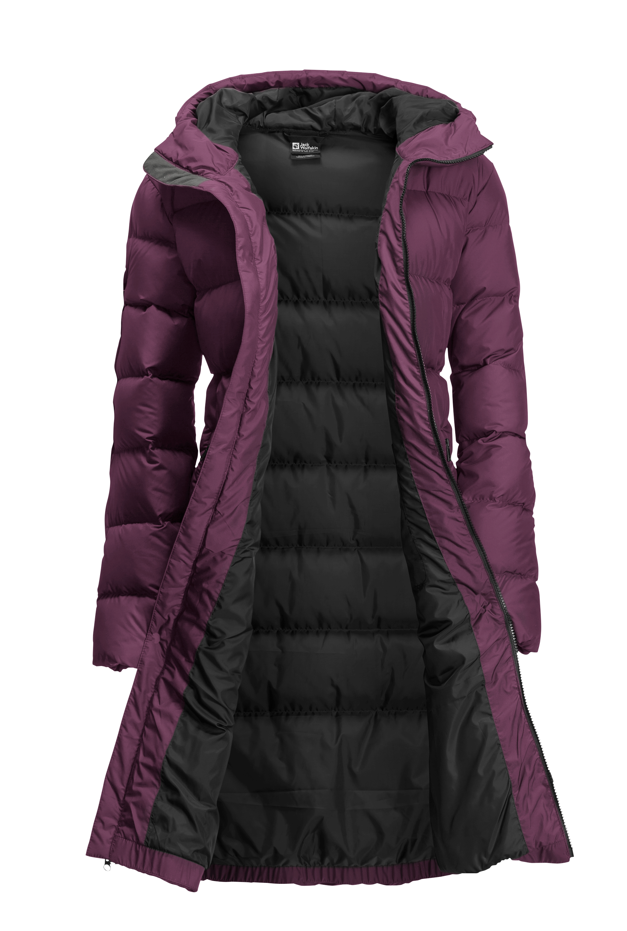 Jack Wolfskin Daunenmantel »FROZEN PALACE COAT W«, mit Kapuze