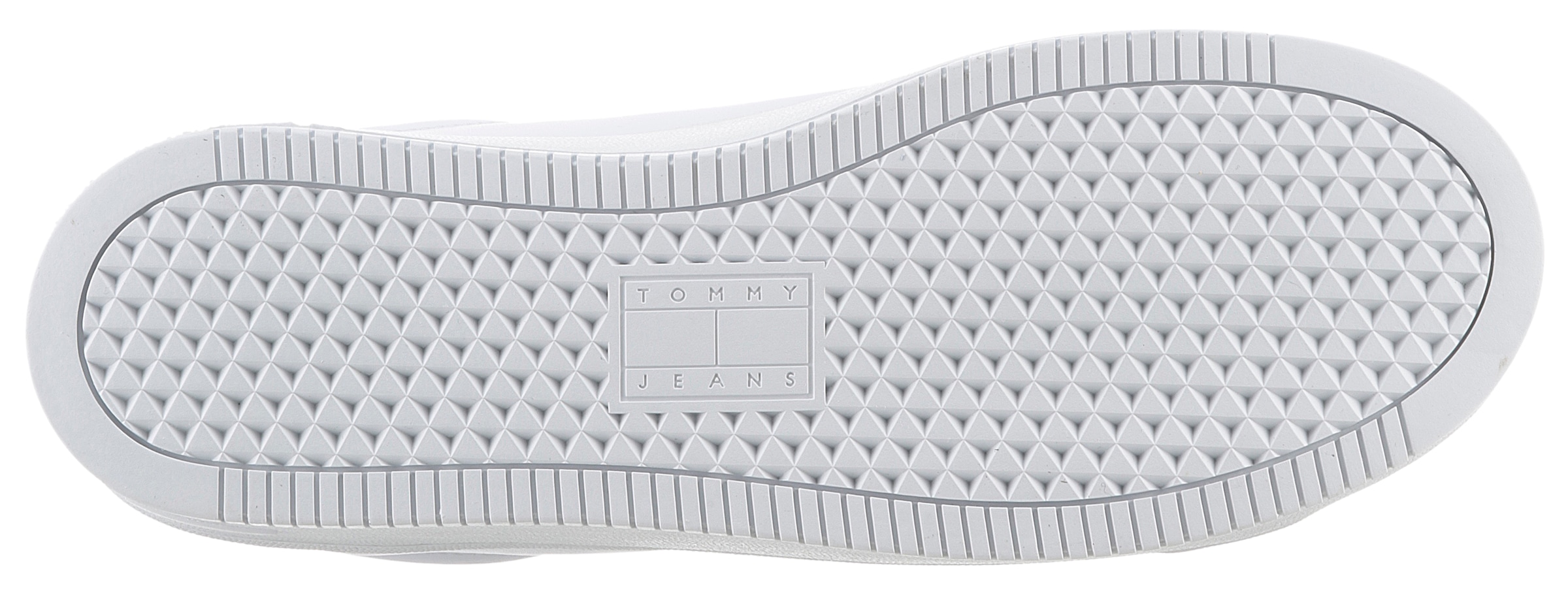 Tommy Jeans Plateausneaker »TJW FLATFORM ESS«, Freizeitschuh, Halbschuh, Schnürschuh mit Kontrastbesatz